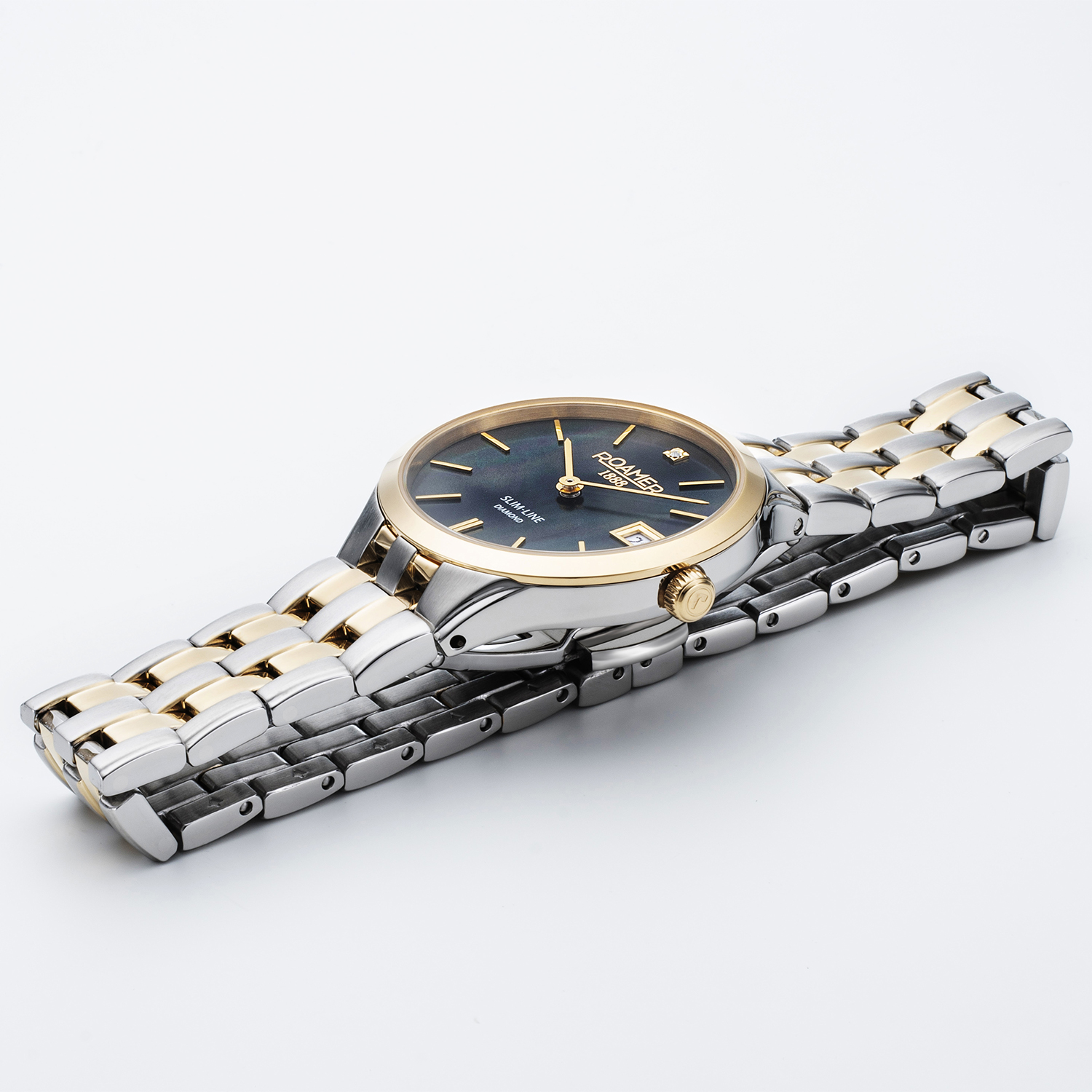 Roamer 864857 47 80 50 zegarek damski Slim-Line Diamond - miniatura 2