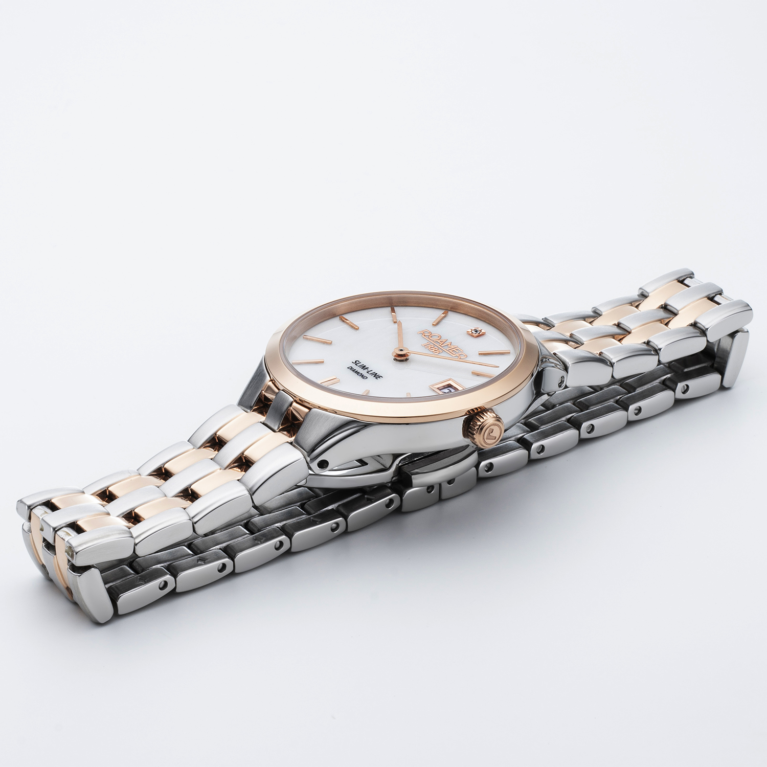 Roamer 864857 49 20 50 zegarek damski Slim-Line Diamond - miniatura 2