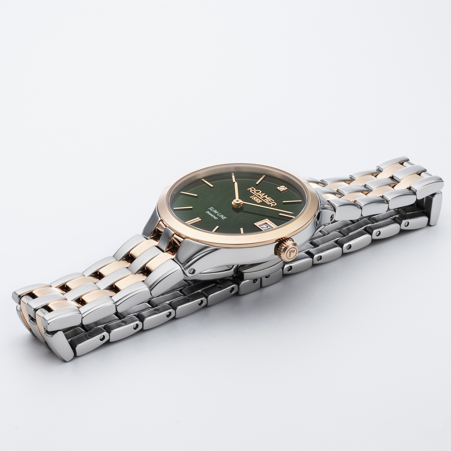 Roamer 864857 49 55 50 zegarek damski Slim-Line Diamond - miniatura 2