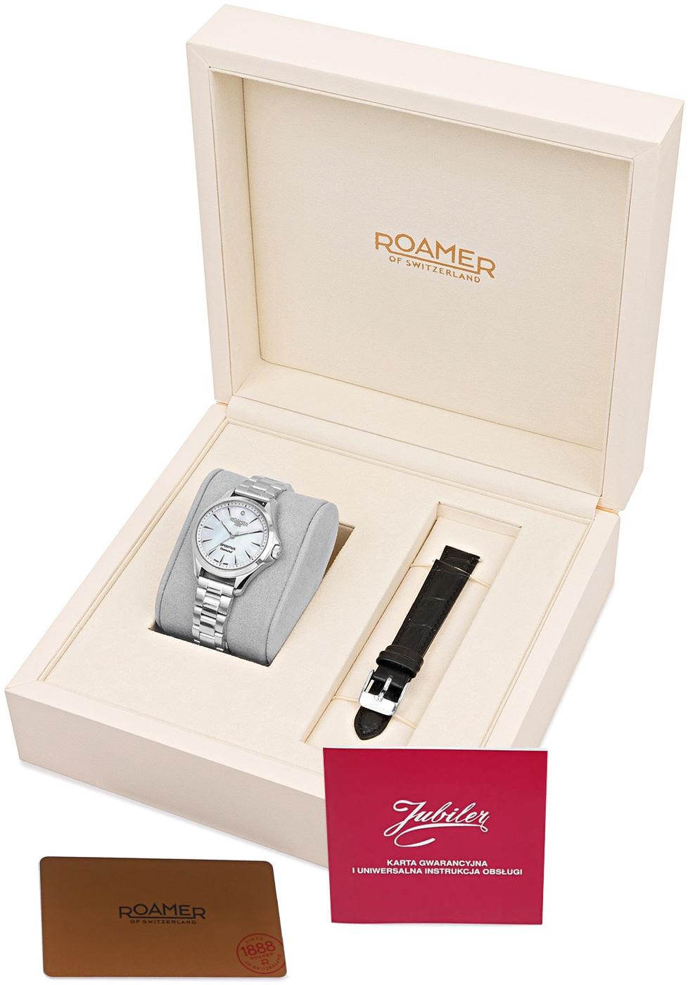 Roamer 865847 41 20 50 Sportiva Diamond Sportivo klasyczny zegarek srebrny - miniatura 9
