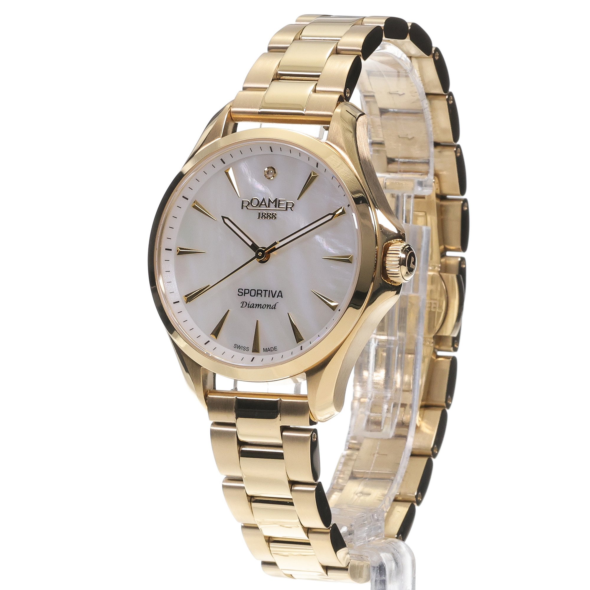 Roamer 865847 48 20 50 Sportivo klasyczny zegarek złoty