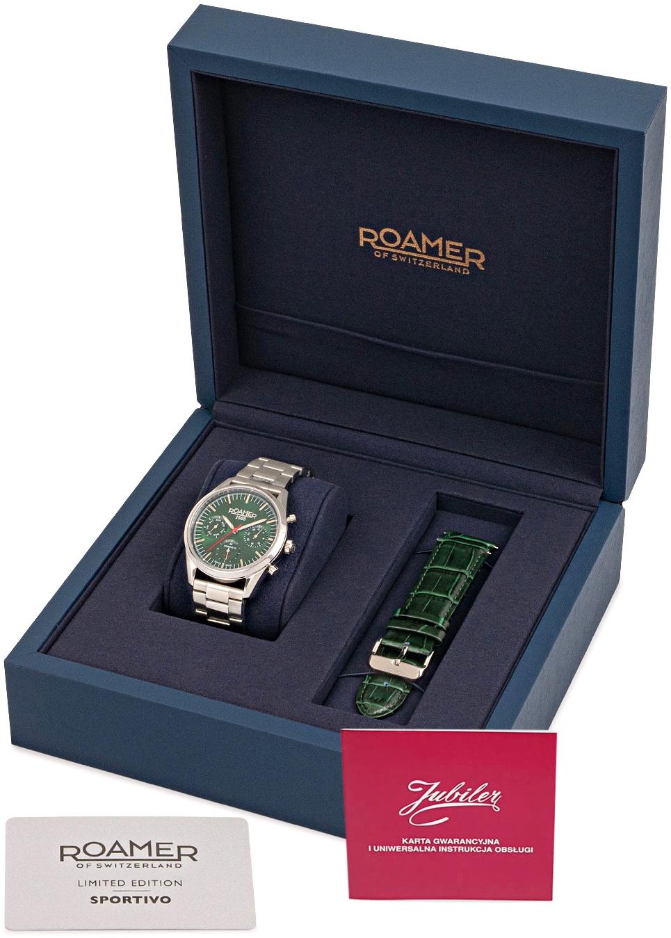 Roamer 868982 41 75 50 Sportivo zegarek męski sportowy szafirowe - miniatura 9