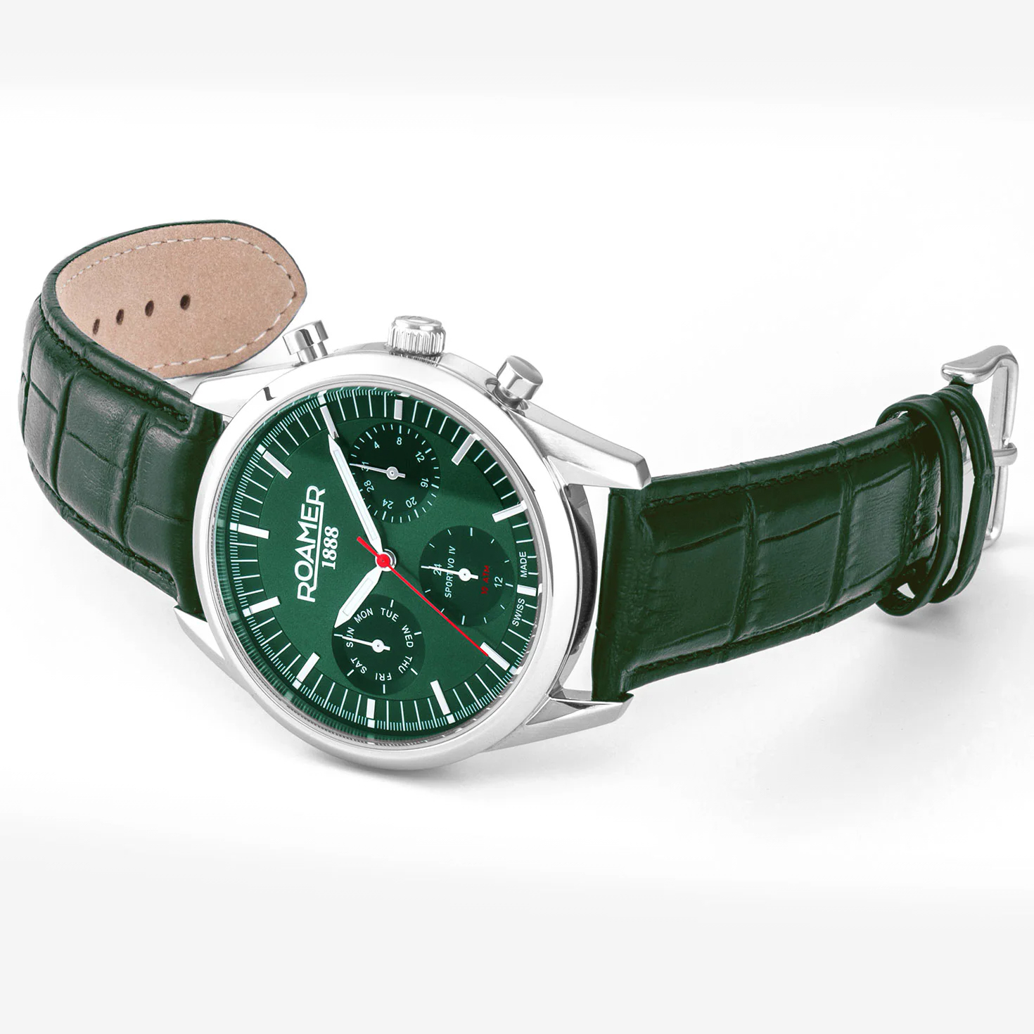 Roamer 868982 41 75 50 zegarek srebrny sportowy Sportivo bransoleta - miniatura 5