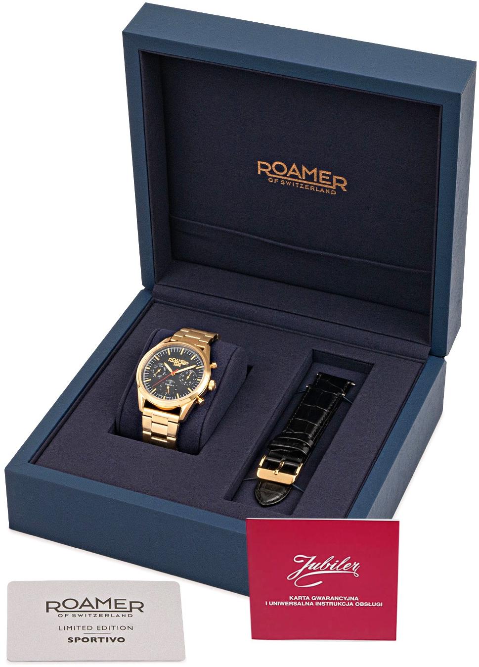 Roamer 868982 48 85 50 Sportivo zegarek męski sportowy szafirowe - miniatura 8