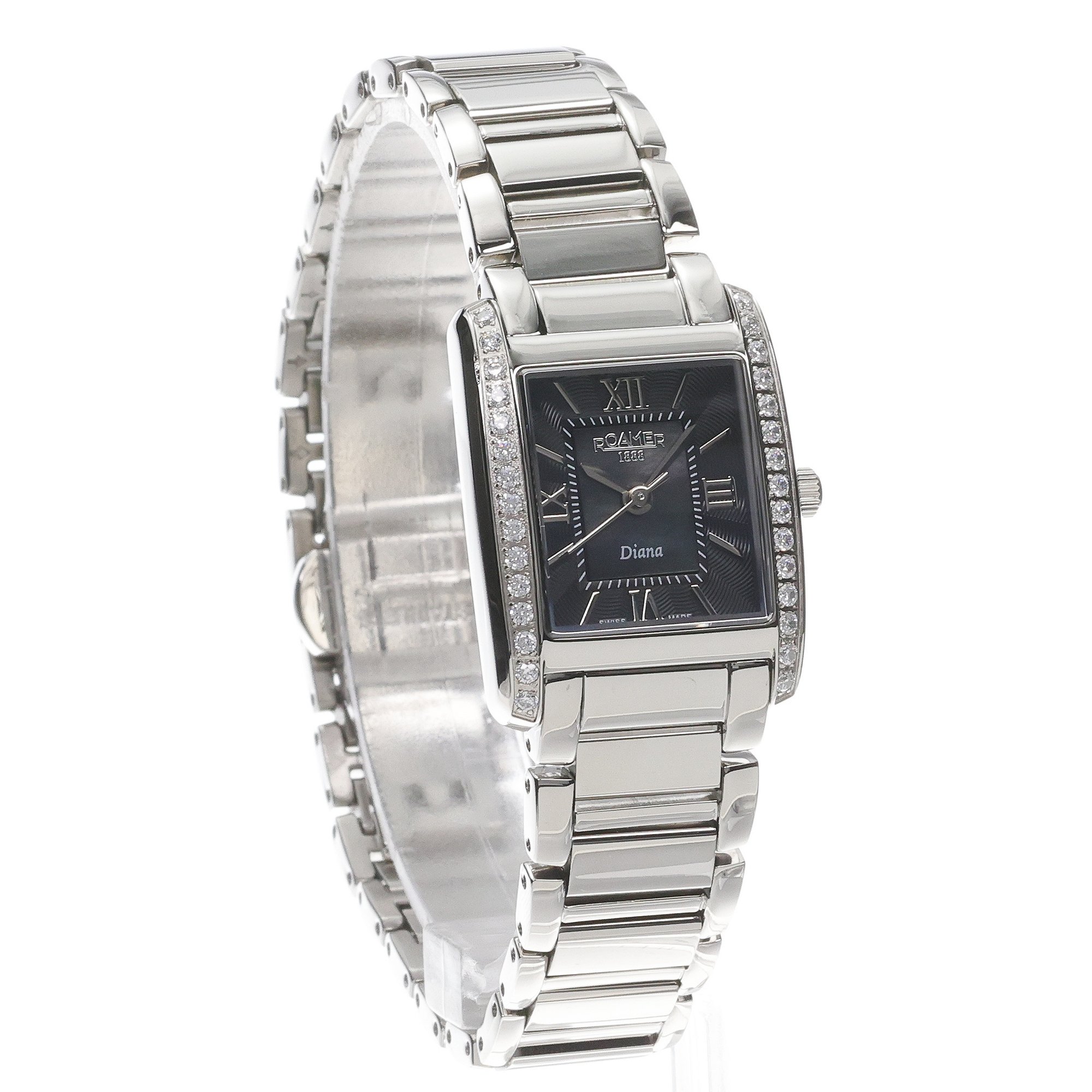 Roamer 869847 41 80 20 zegarek srebrny elegancki Diana bransoleta - miniatura 3