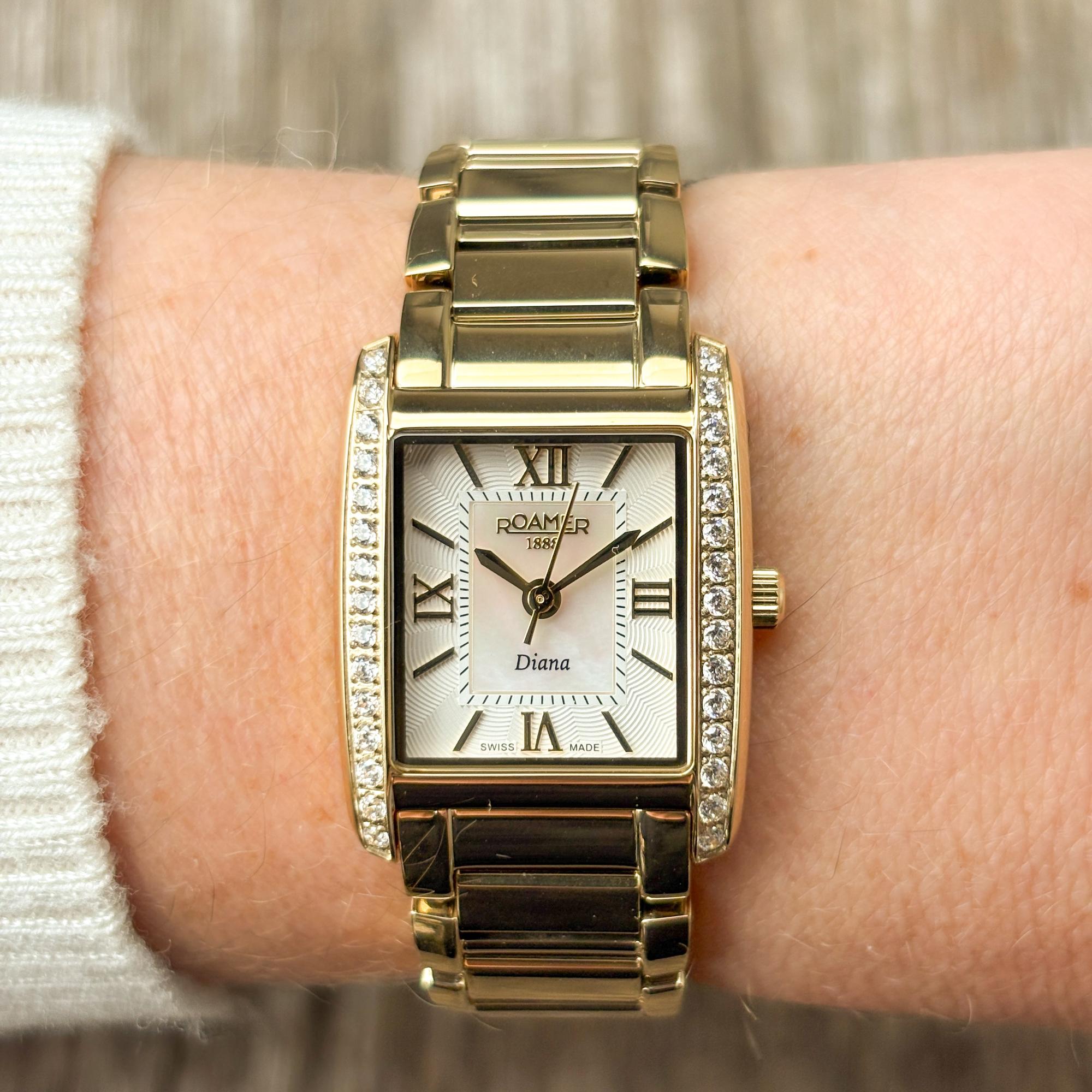 Roamer 869847 48 20 20 Diana Diana elegancki zegarek złoty - miniatura 9
