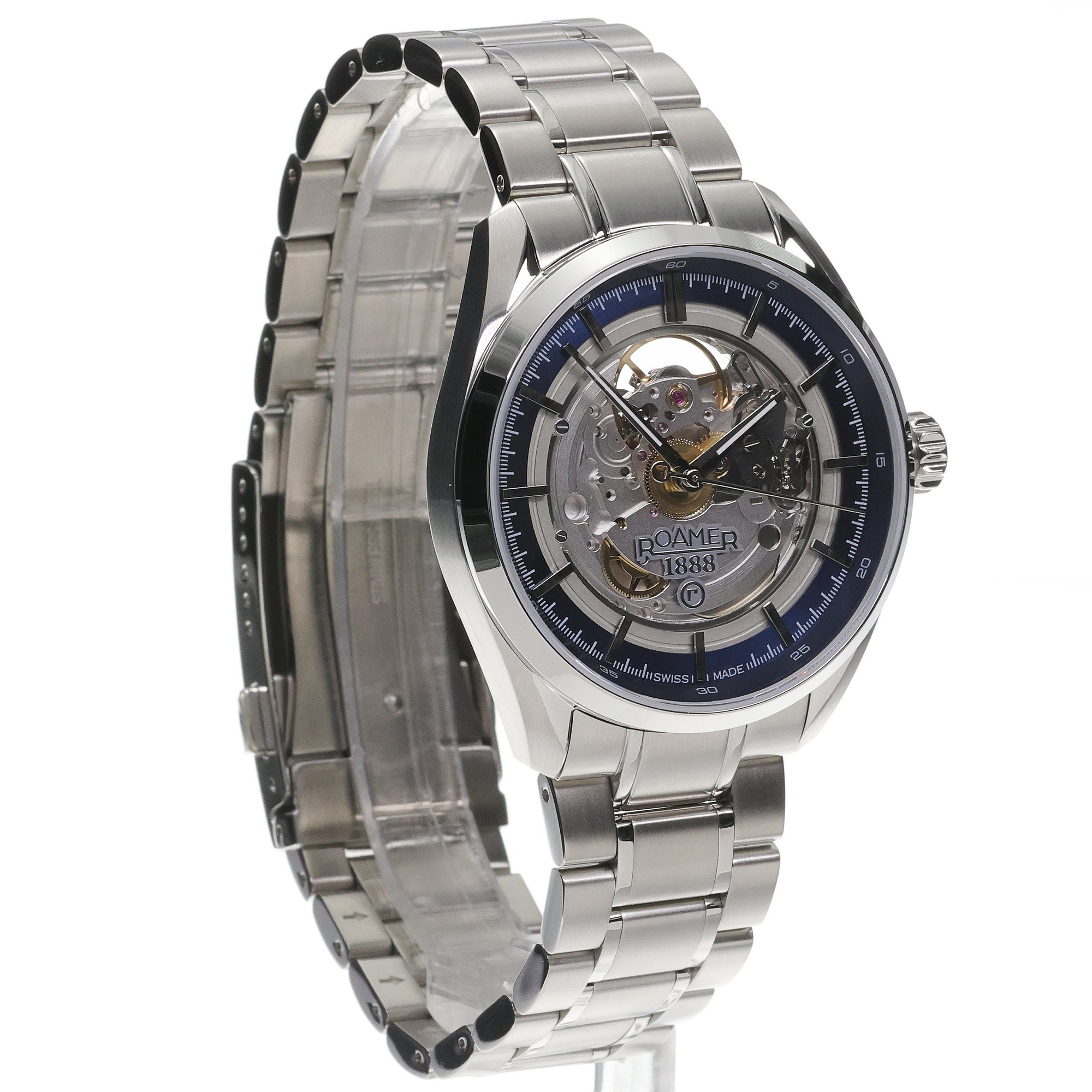 Roamer 965985 41 45 20 zegarek srebrny elegancki Pro bransoleta - miniatura 3