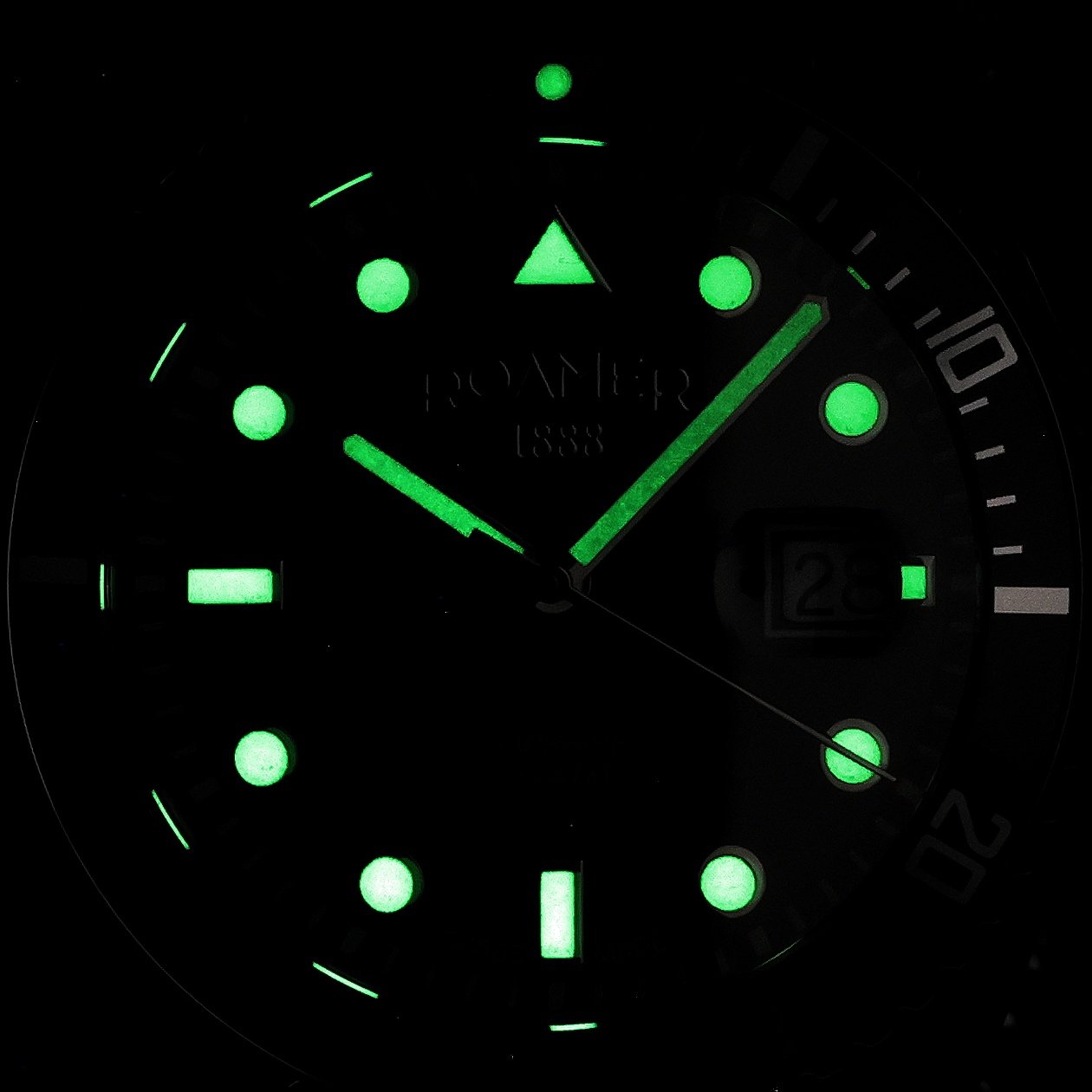 Roamer 969845 41 85 20 Pro Pro Diver 200 zegarek męski klasyczny szafirowe