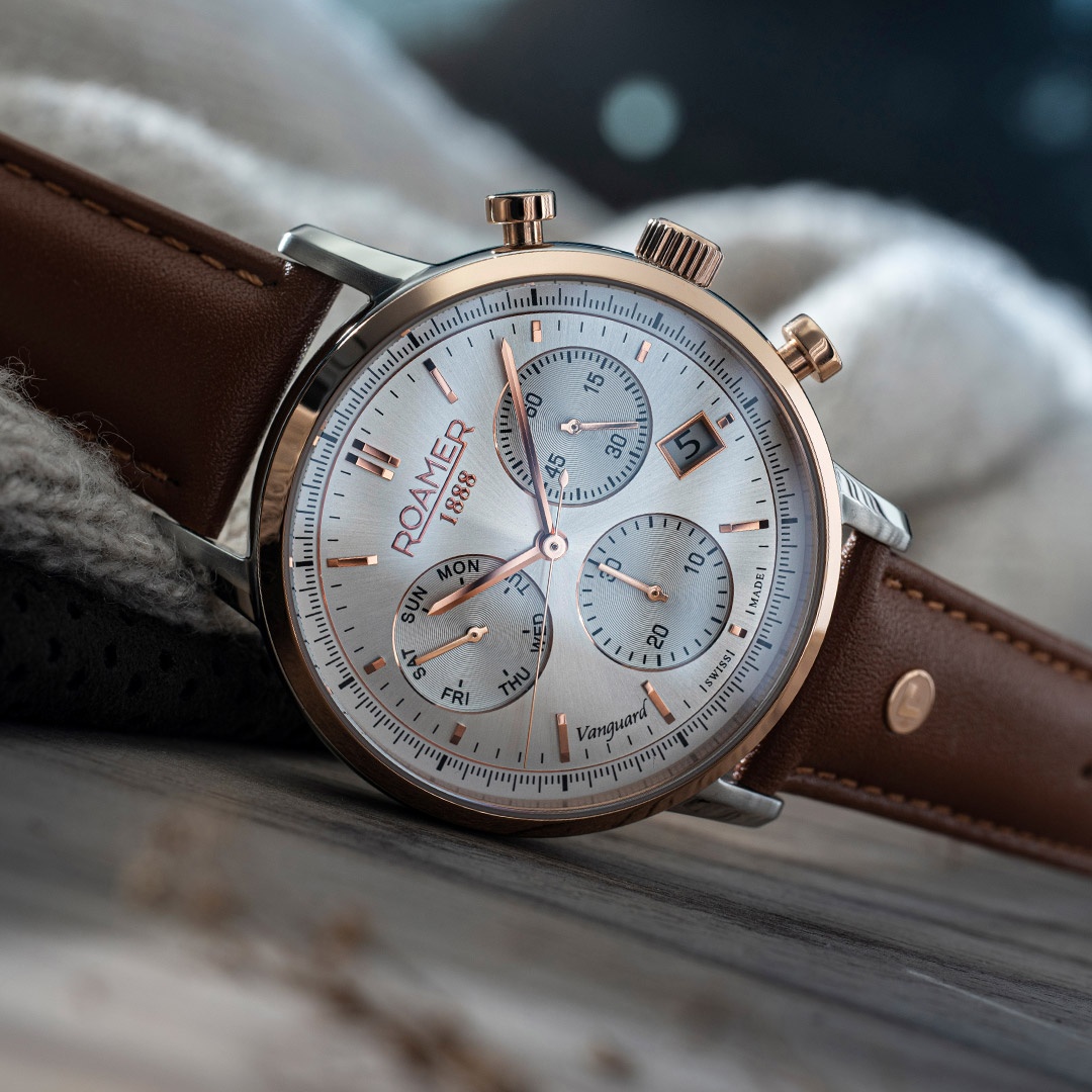 Roamer 975819 49 15 09 Vanguard zegarek męski szafirowe - miniatura 2