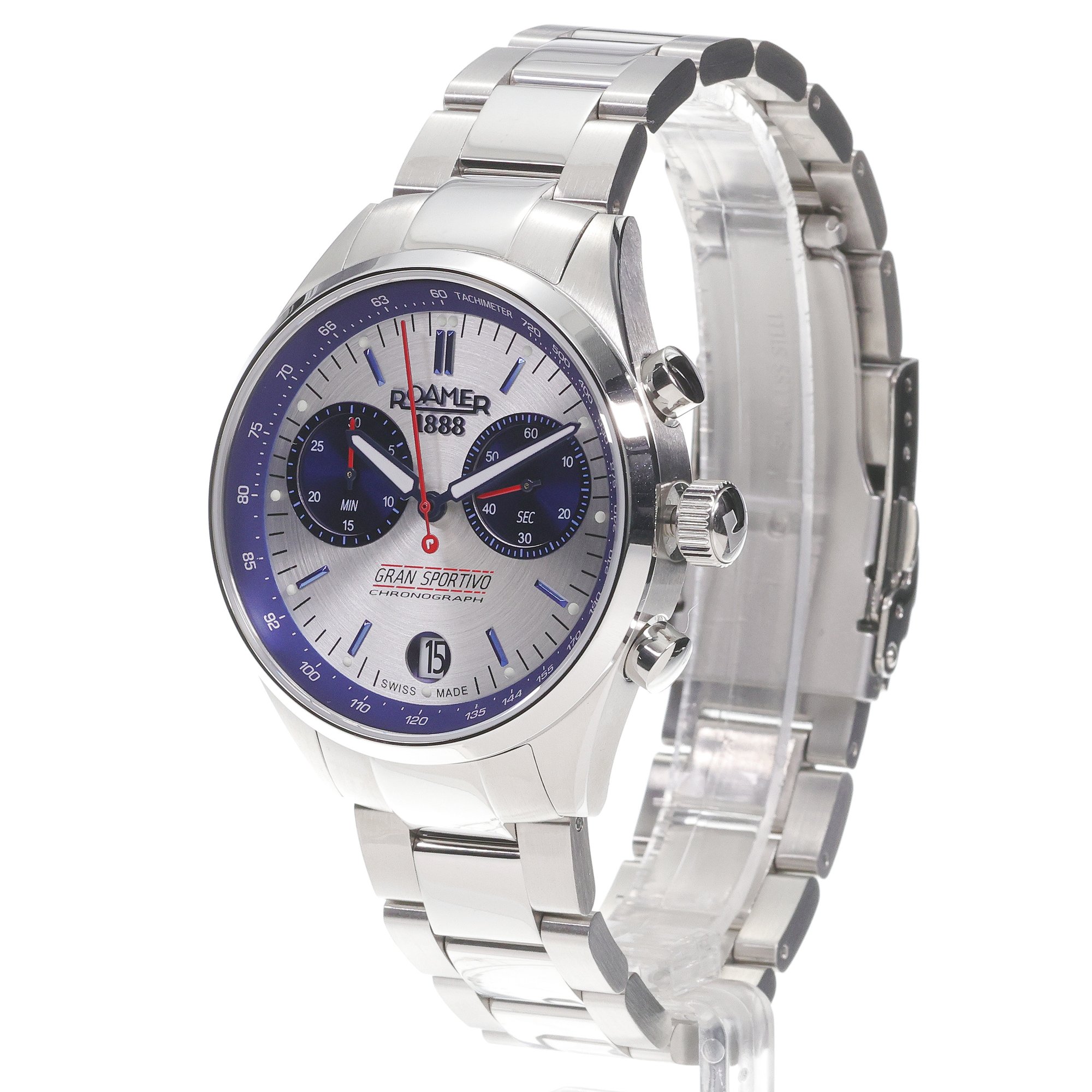Roamer 978818 41 45 21 zegarek męski sportowy Gran Sportivo bransoleta