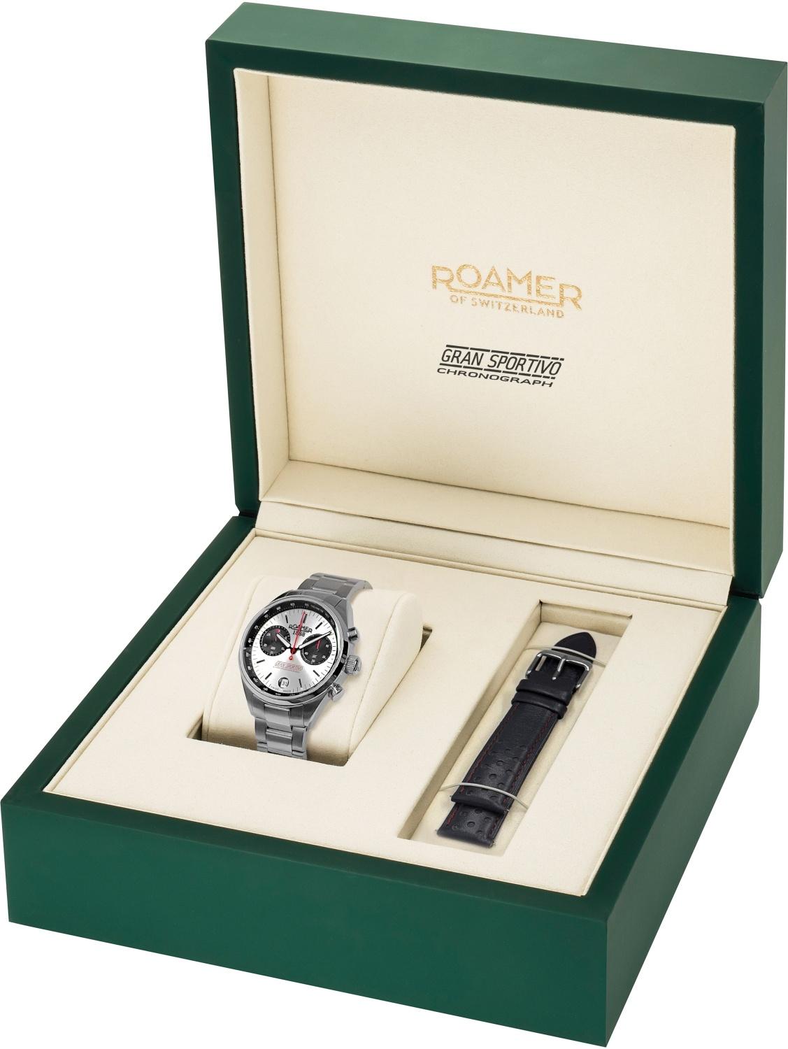 Roamer 978818 41 85 21 Roamer  Gran Sportivo sportowy zegarek srebrny - miniatura 9