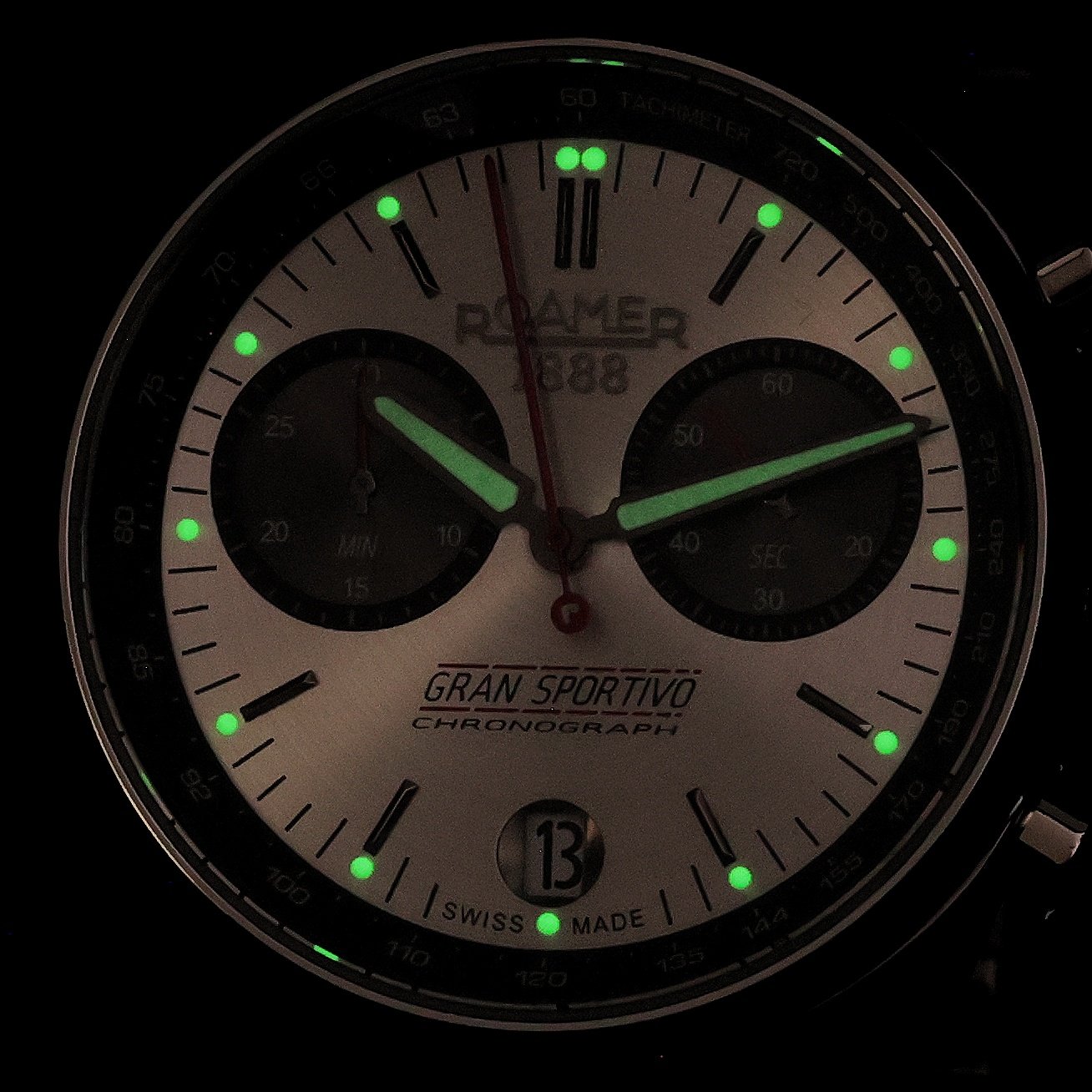 Roamer 978818 41 85 21 zegarek Gran Sportivo z chronograf - miniatura 5