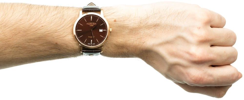 Roamer 979809 49 65 09 męski zegarek Vanguard pasek - miniatura 3
