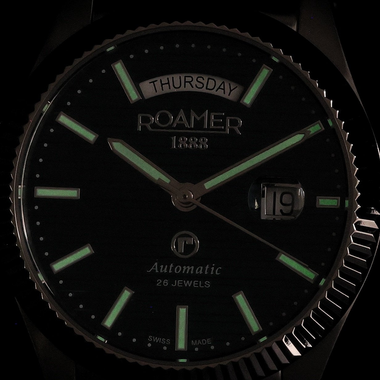 Roamer 981666 41 75 50 Primeline PRIMELINE DAYDATE II zegarek męski klasyczny szafirowe