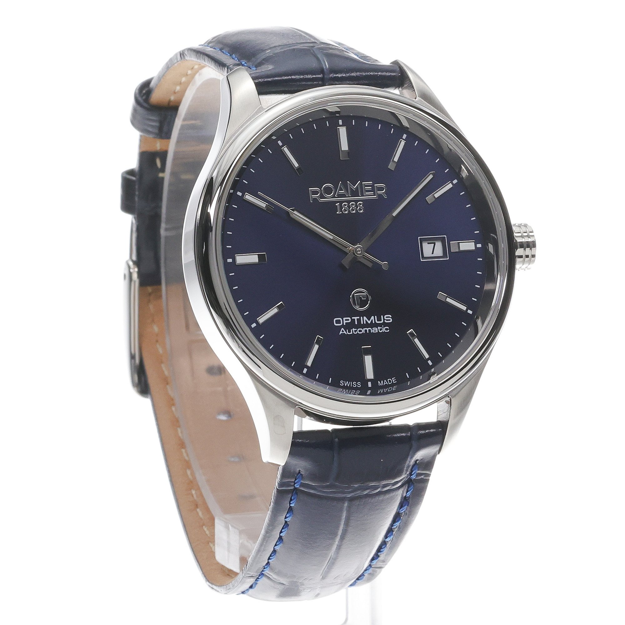 Roamer 983983 41 45 05 zegarek męski klasyczny Optimus pasek - miniatura 3