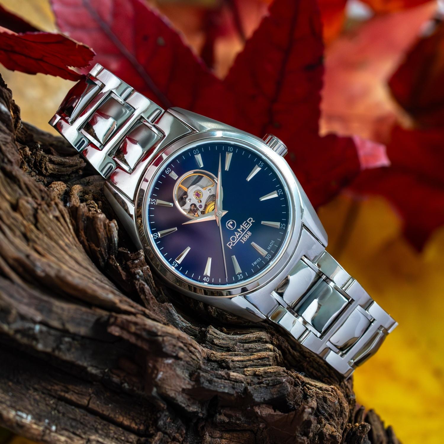 Roamer 984985 41 45 20 Searock zegarek męski klasyczny szafirowe - miniatura 8