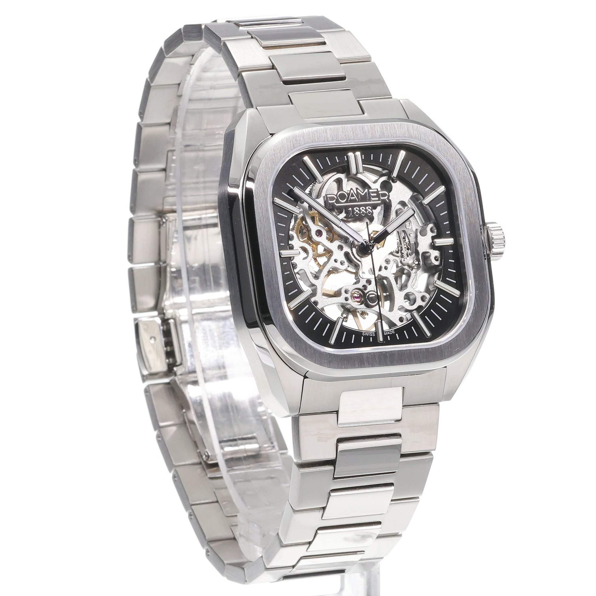 Roamer 985986 41 85 20 Mechano klasyczny zegarek srebrny