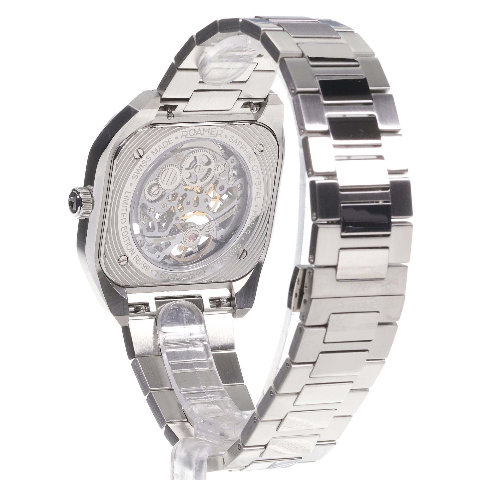 Roamer 985986 41 85 20 zegarek męski klasyczny Mechano bransoleta