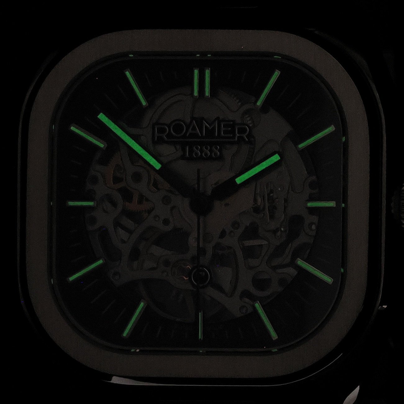 Roamer 985986 41 85 20 zegarek męski Mechano srebrny