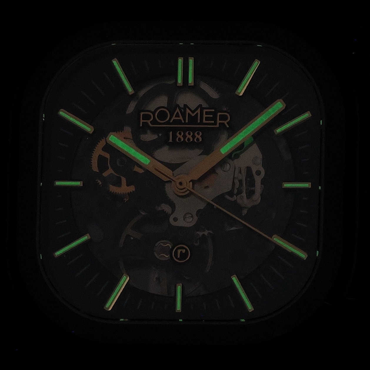 Roamer 985986 45 85 20 zegarek męski Mechano czarny - miniatura 5