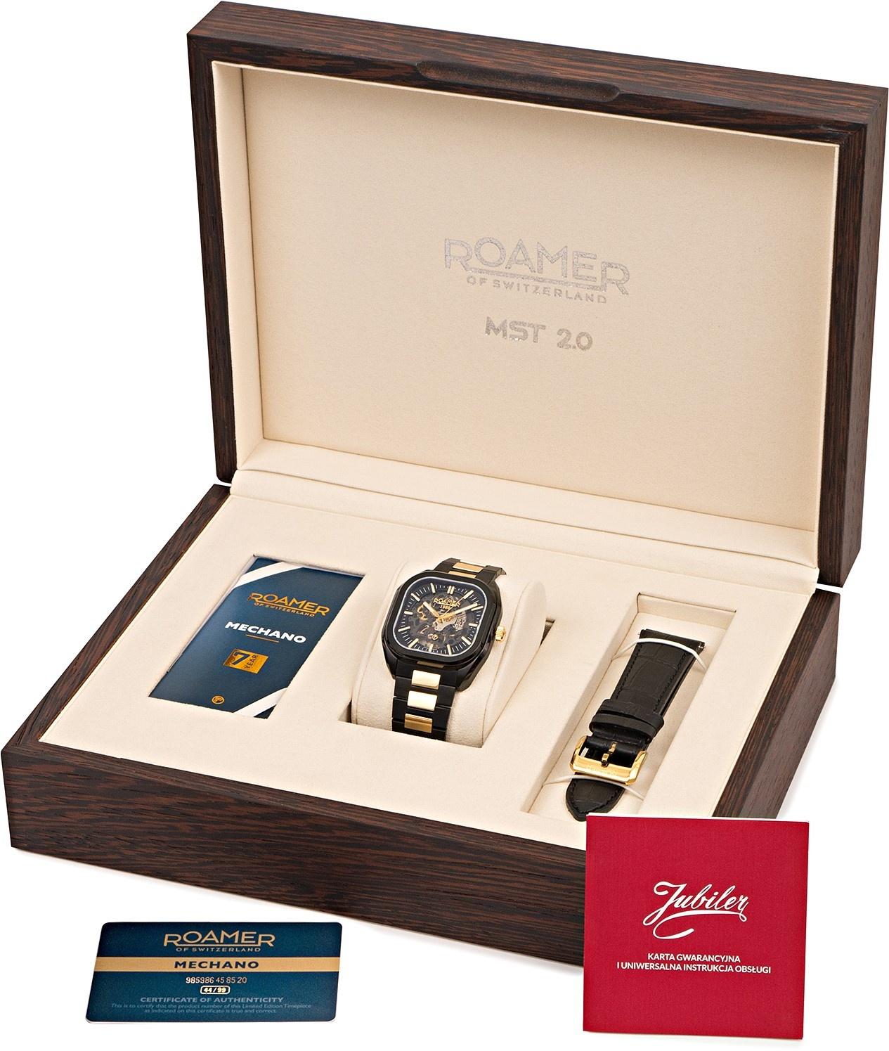 Roamer 985986 45 85 20 zegarek SWISS MADE - szwajcarskie Mechano - miniatura 13