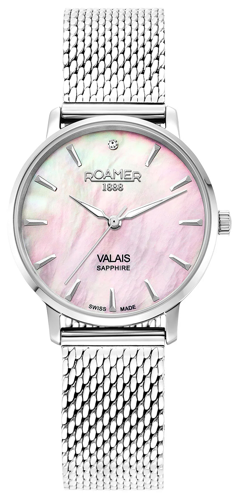 Roamer 989847 41 10 05 Valais zegarek damski klasyczny szafirowe - miniatura 2
