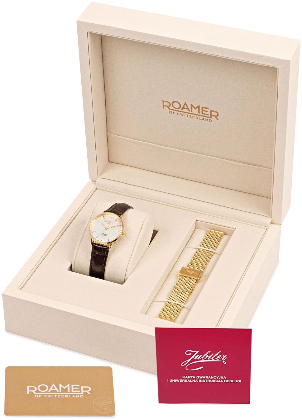 Roamer 989847 48 10 05 Valais zegarek damski klasyczny szafirowe - miniatura 8