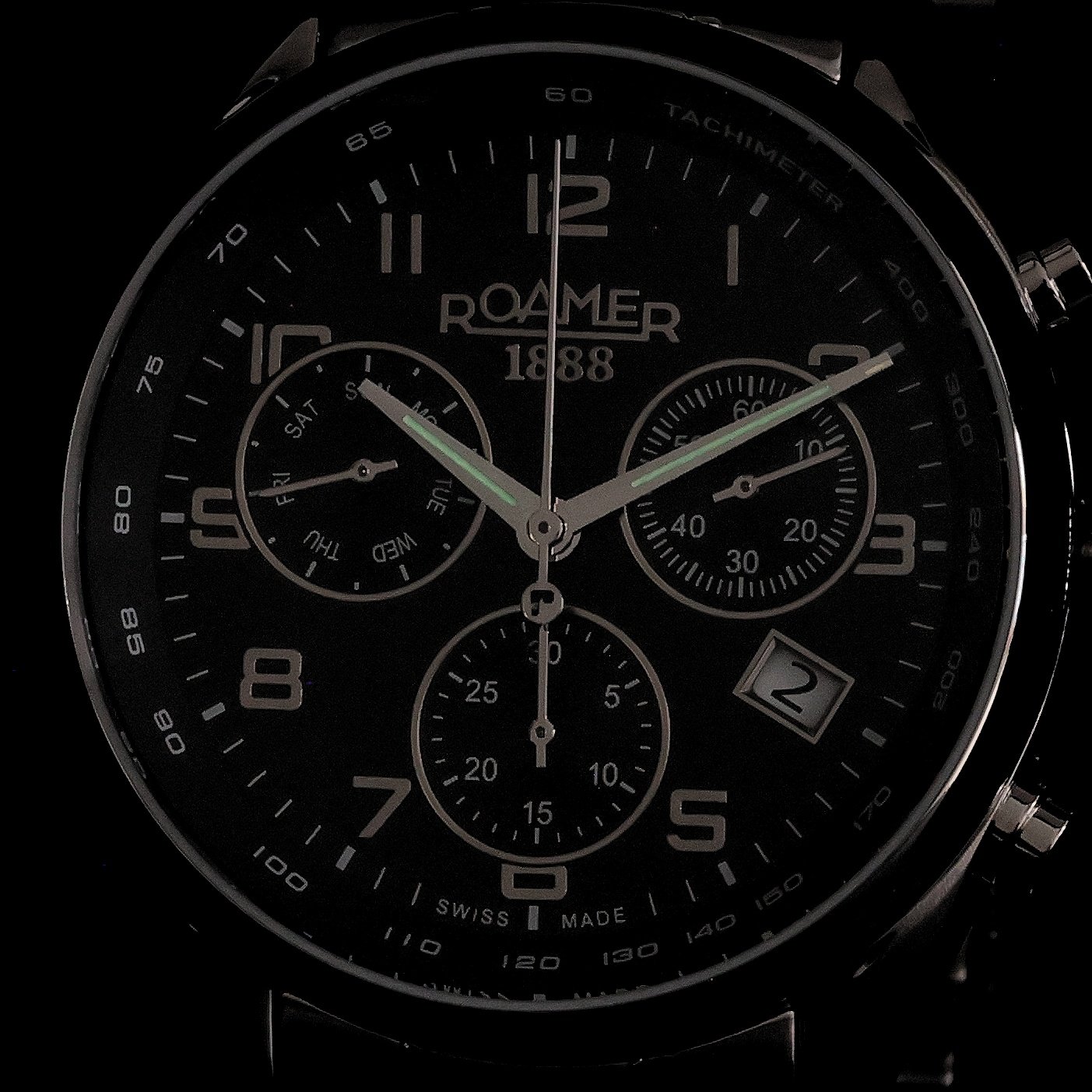 Roamer 993819 41 44 20 zegarek Pro Chrono z chronograf - miniatura 5