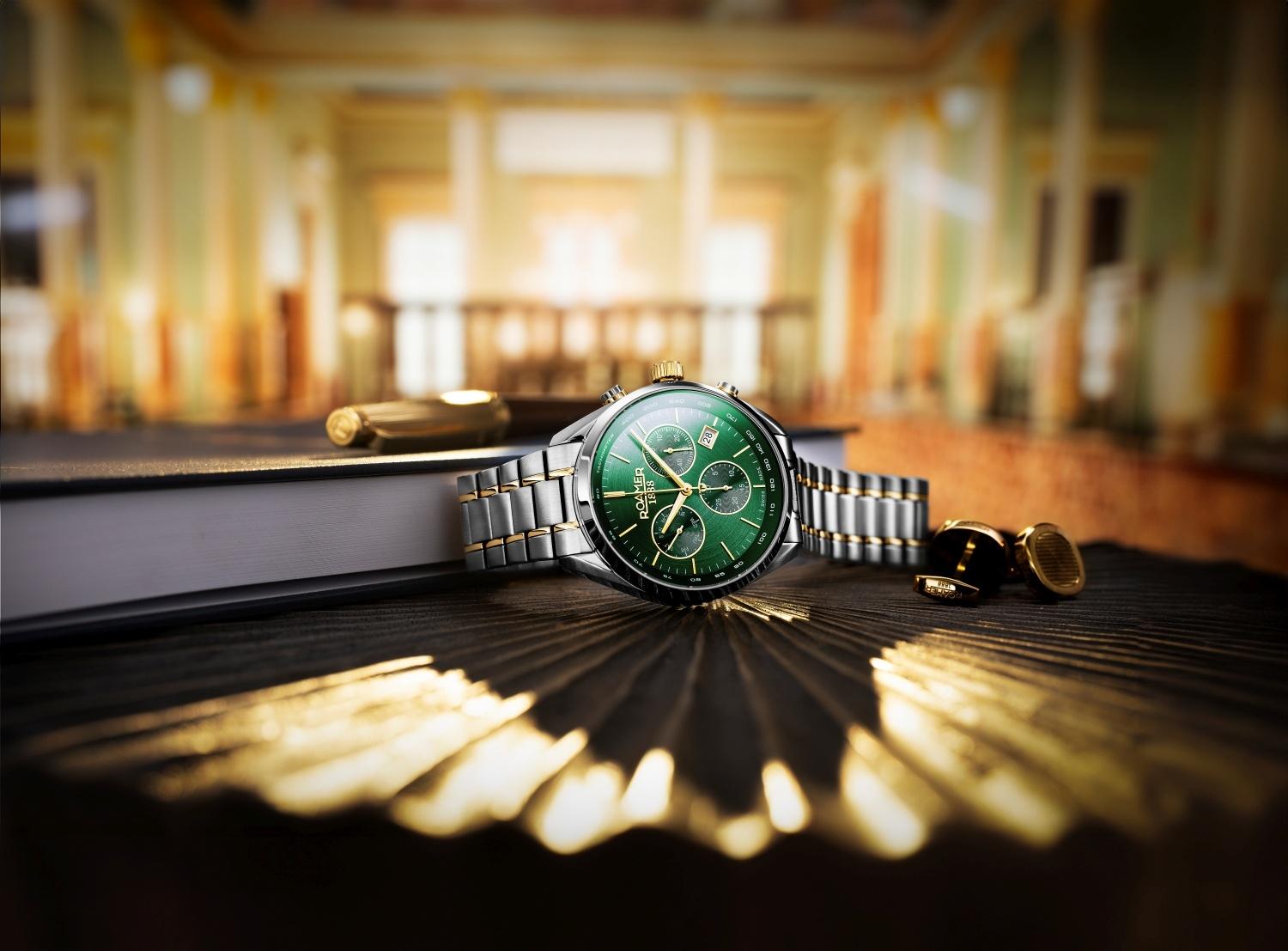 Roamer 993819 47 75 20 Pro Chrono sportowy zegarek srebrny - miniatura 9