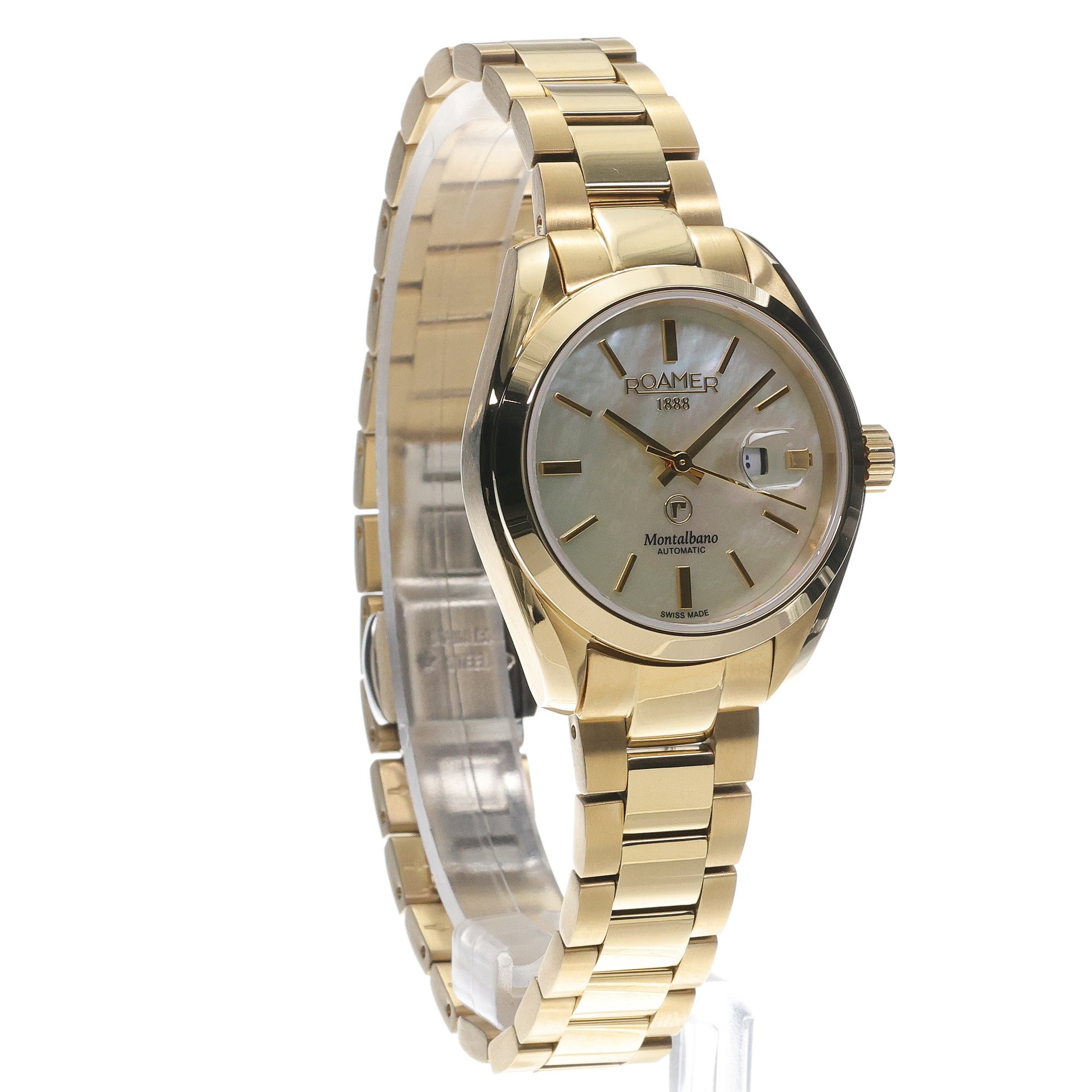 Roamer 996990 48 30 20 zegarek złoty klasyczny Montalbano bransoleta - miniatura 3