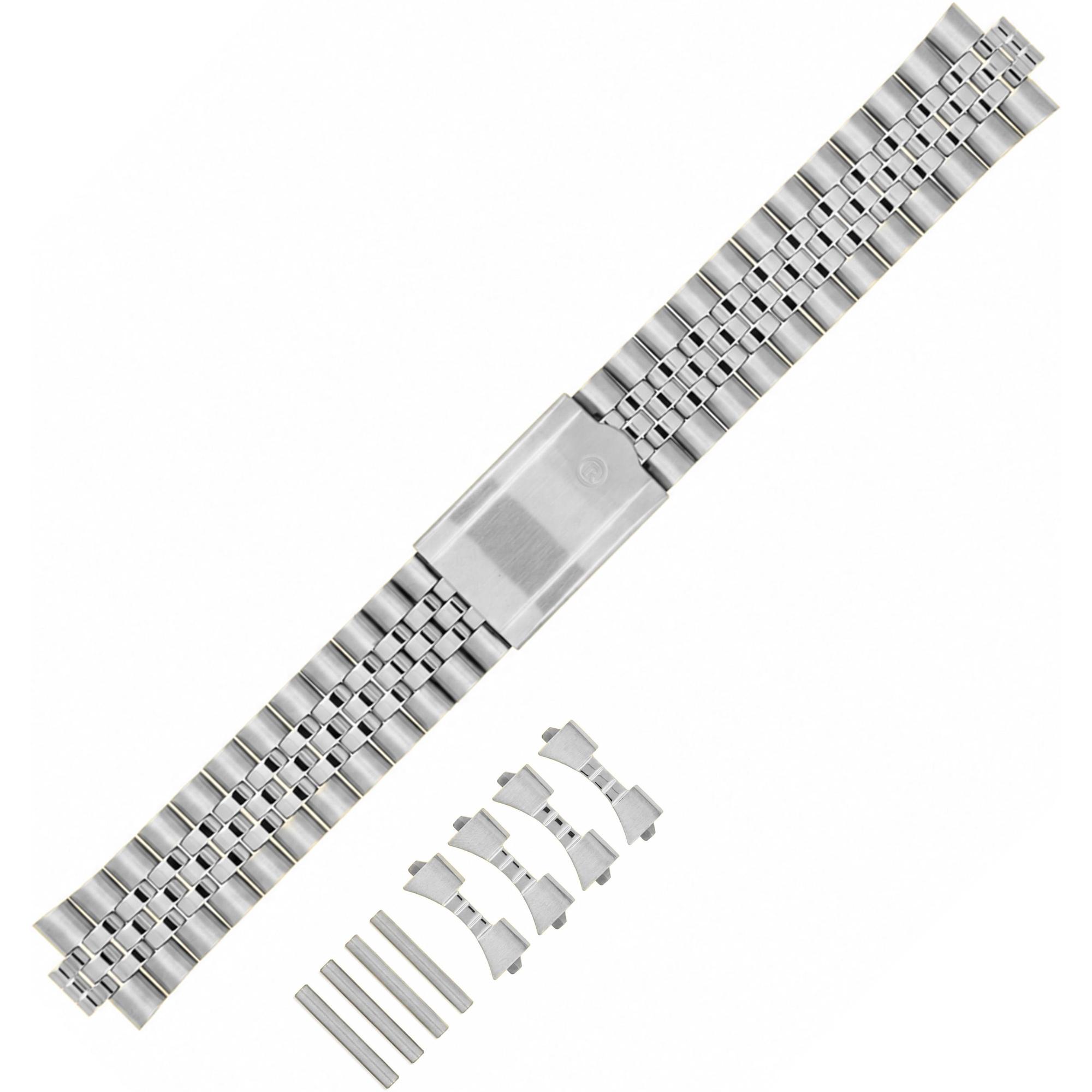 Block band Polished satin ASTERN 18/20mm Stainless steel wrap Rochet 2365700A 