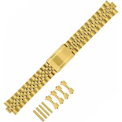 Rochet 2375784A Block band Polished satin ASTERN 20mm IPC Gold - zdjęcie 1