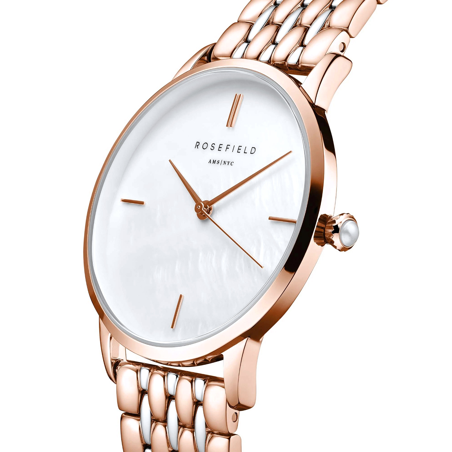Rosefield RMRSR-R03 zegarek klasyczny Pearl Edit
