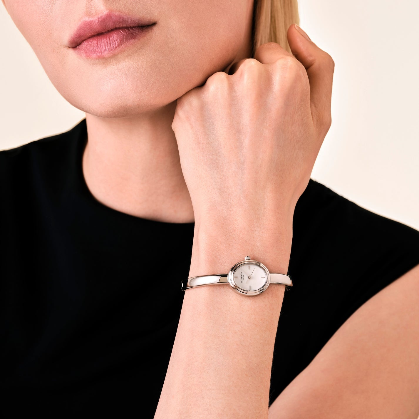 Rosefield Studio Bangle S Silver Rosefield STWSSS-ST07 - hover