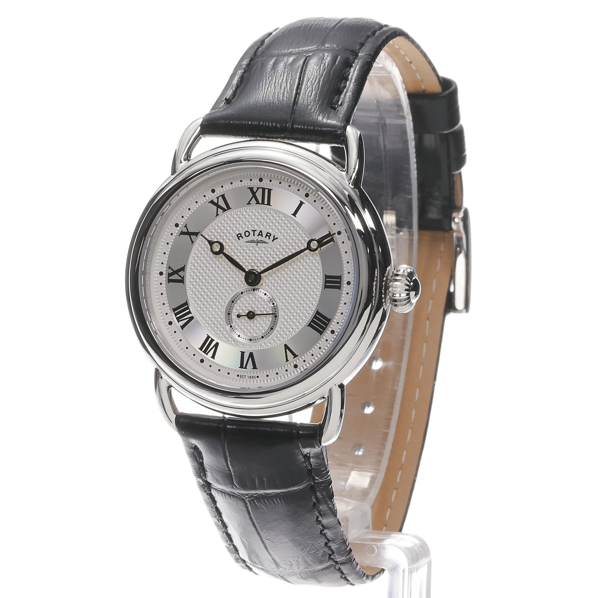 Rotary GS02424-21 Heritage Heritage Sherlock zegarek męski klasyczny szafirowe - miniatura 2