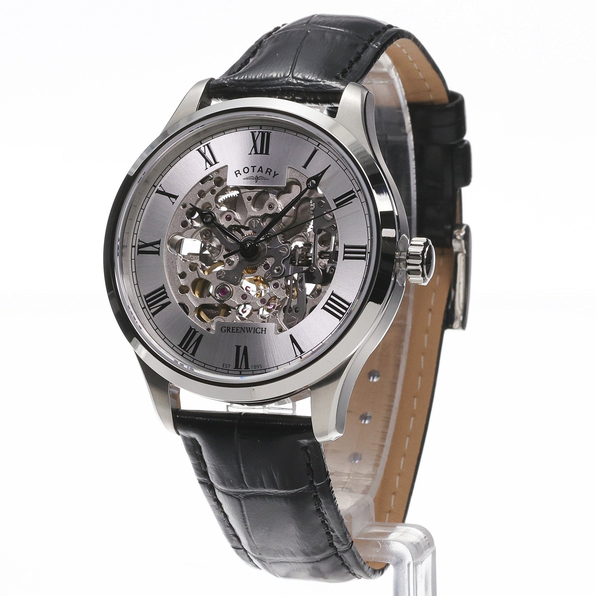 Rotary GS02940-06 zegarek męski klasyczny Greenwich pasek - miniatura 2