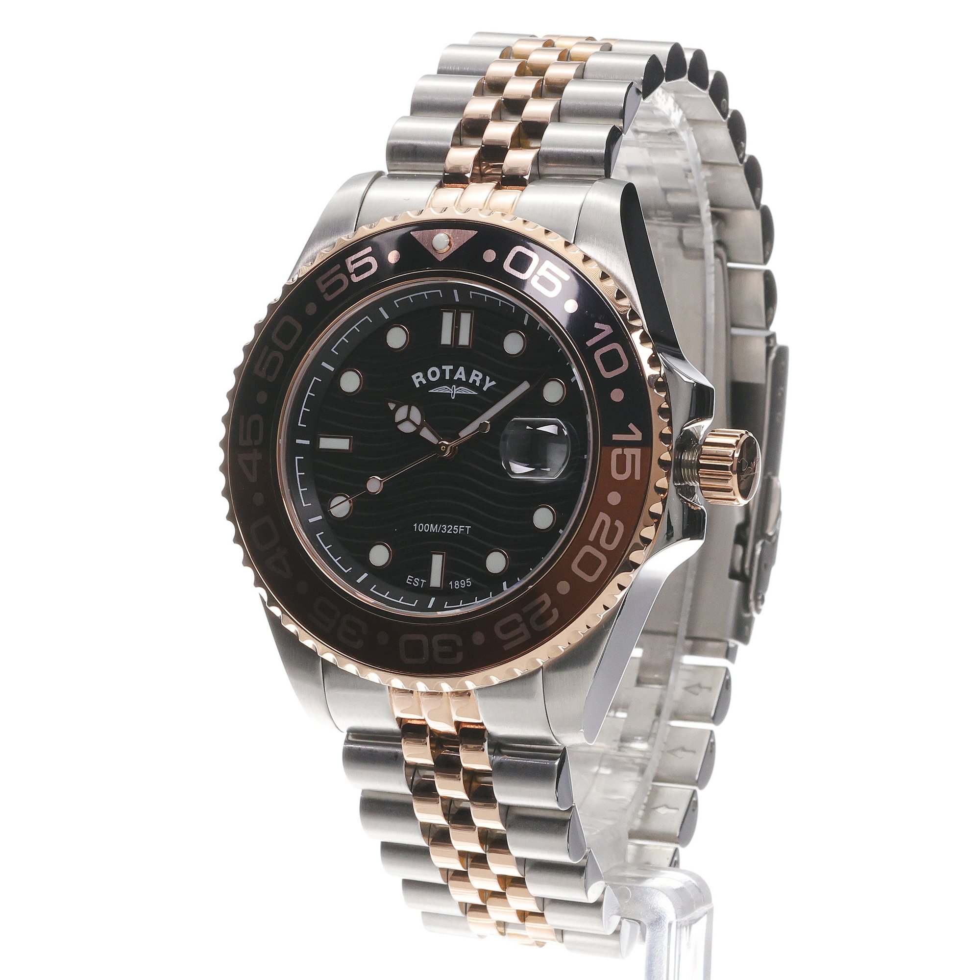 Rotary RGB10016-04 Apex100 Apex100 Diver zegarek męski sportowy szafirowe - miniatura 2
