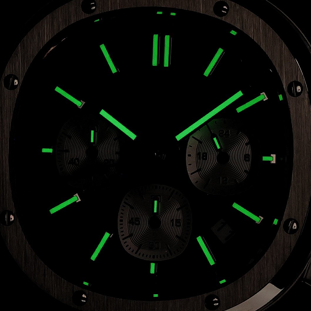 Rotary RGB10027-04 Apex100 Chronograph Apex100 elegancki zegarek srebrny - miniatura 5