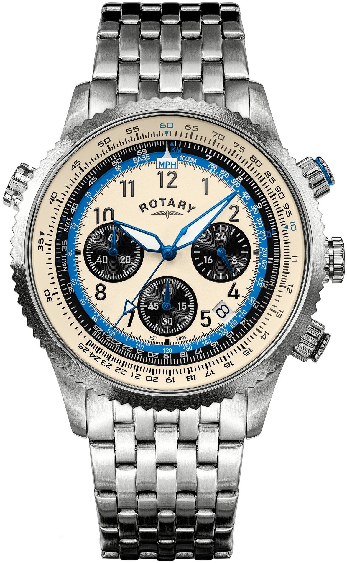 Rotary RGB10095-98 Pilot Chronograph