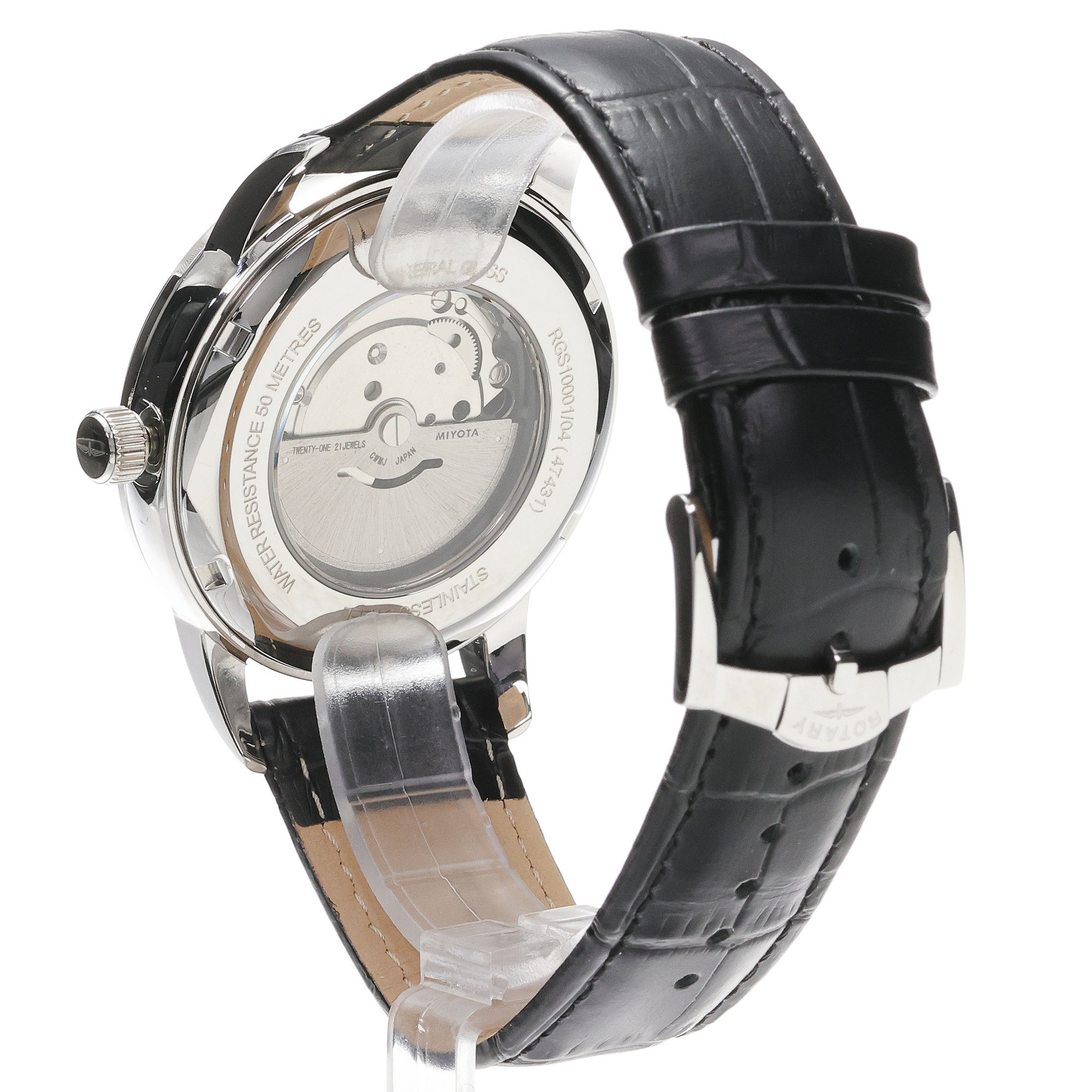 Rotary RGS10001-04 Heritage Heritage Automatic zegarek męski klasyczny mineralne - miniatura 4