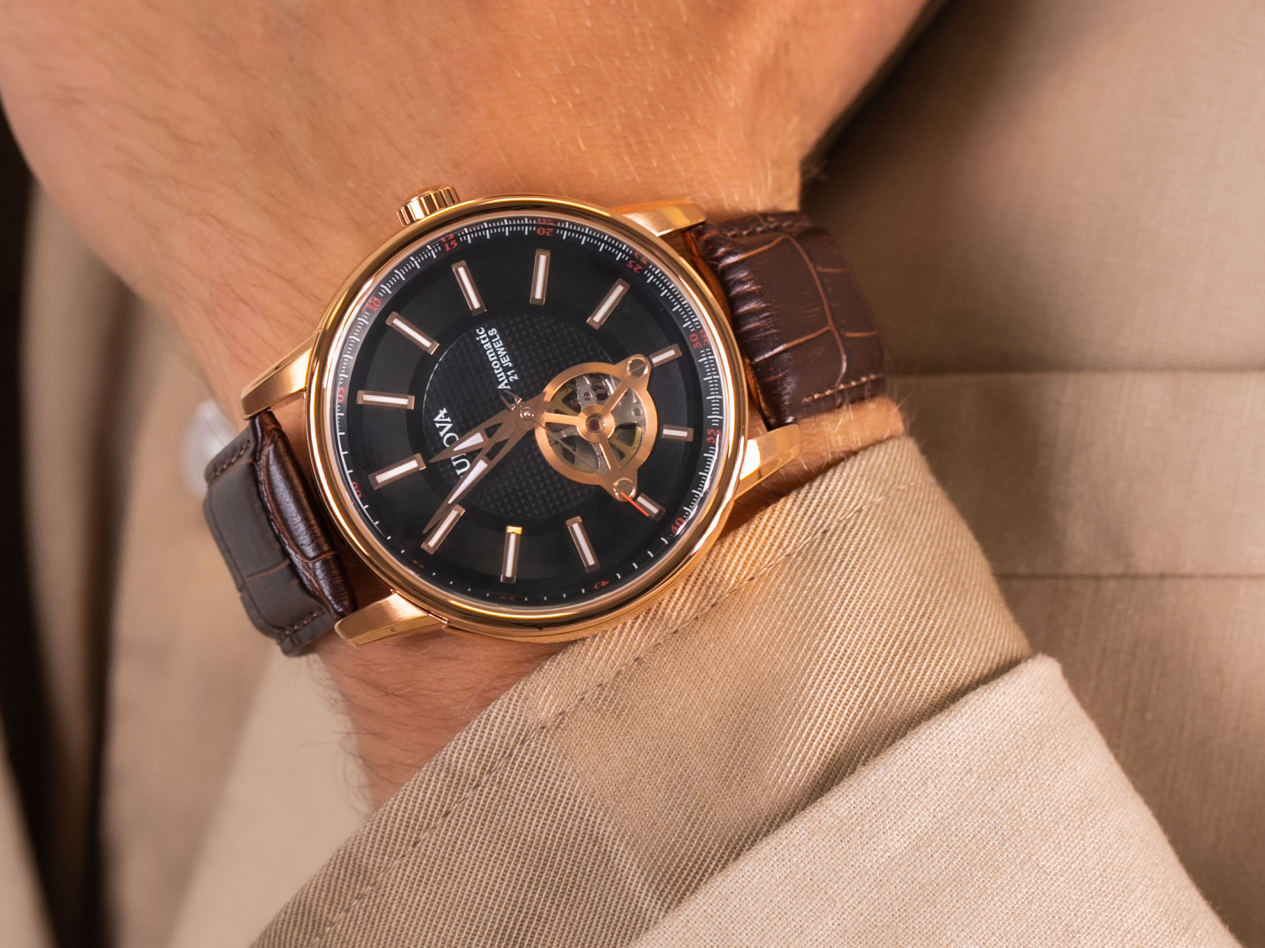 Bulova 97A109 zegarek klasyczny Automatic - miniatura 4
