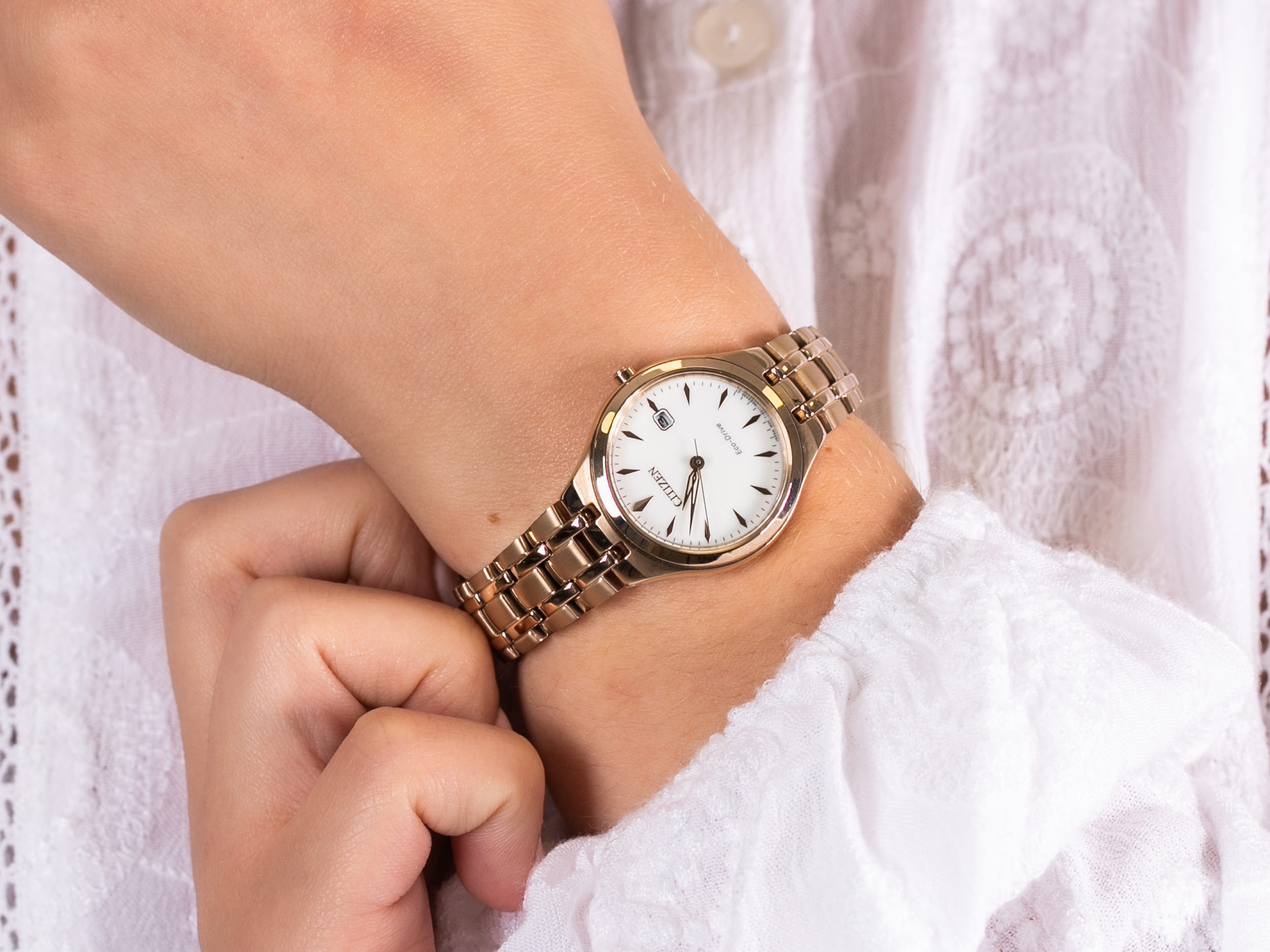zegarek Citizen EW2483-85B różowe złoto Elegance