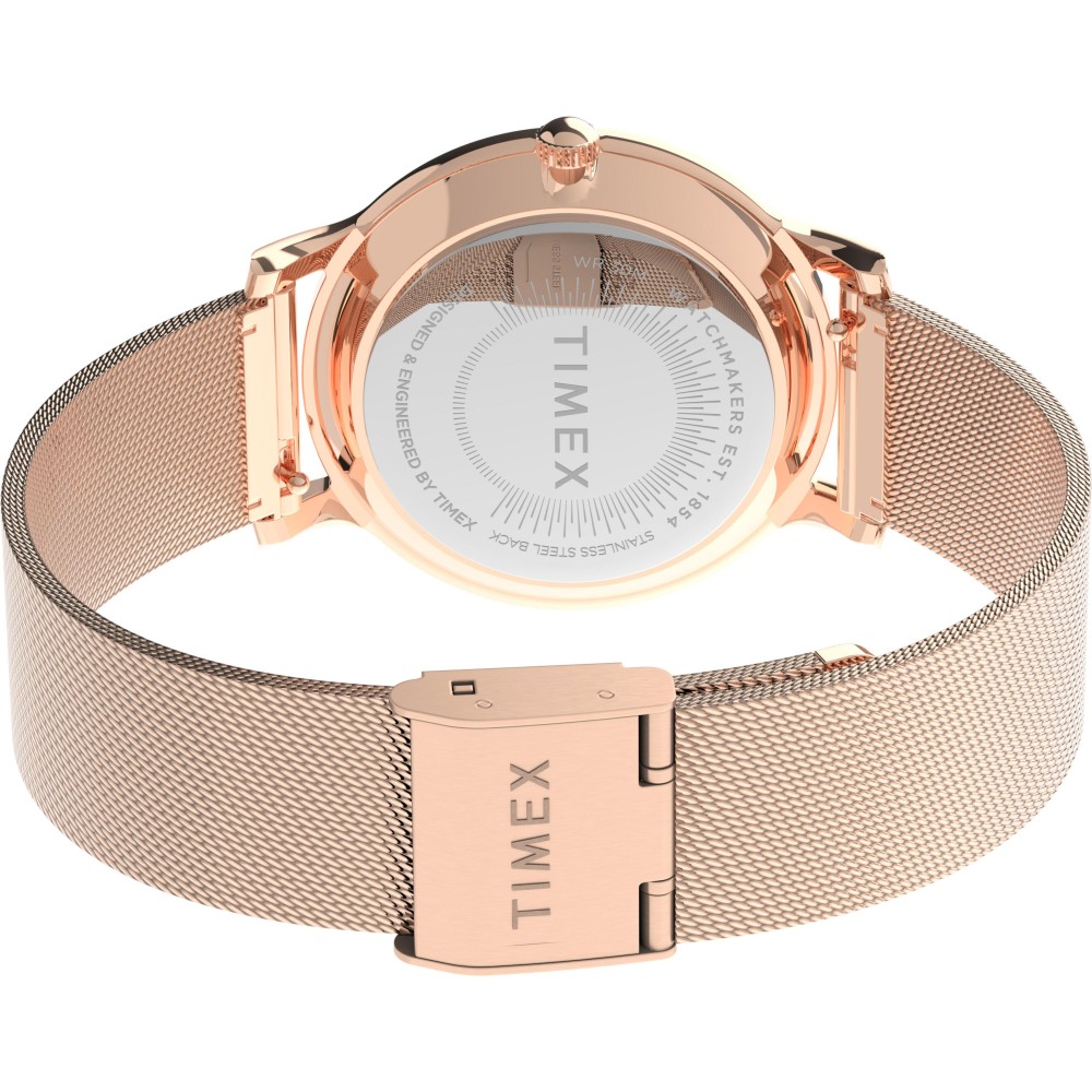 zegarek Timex TW2U22900 różowe złoto Norway - miniatura 7