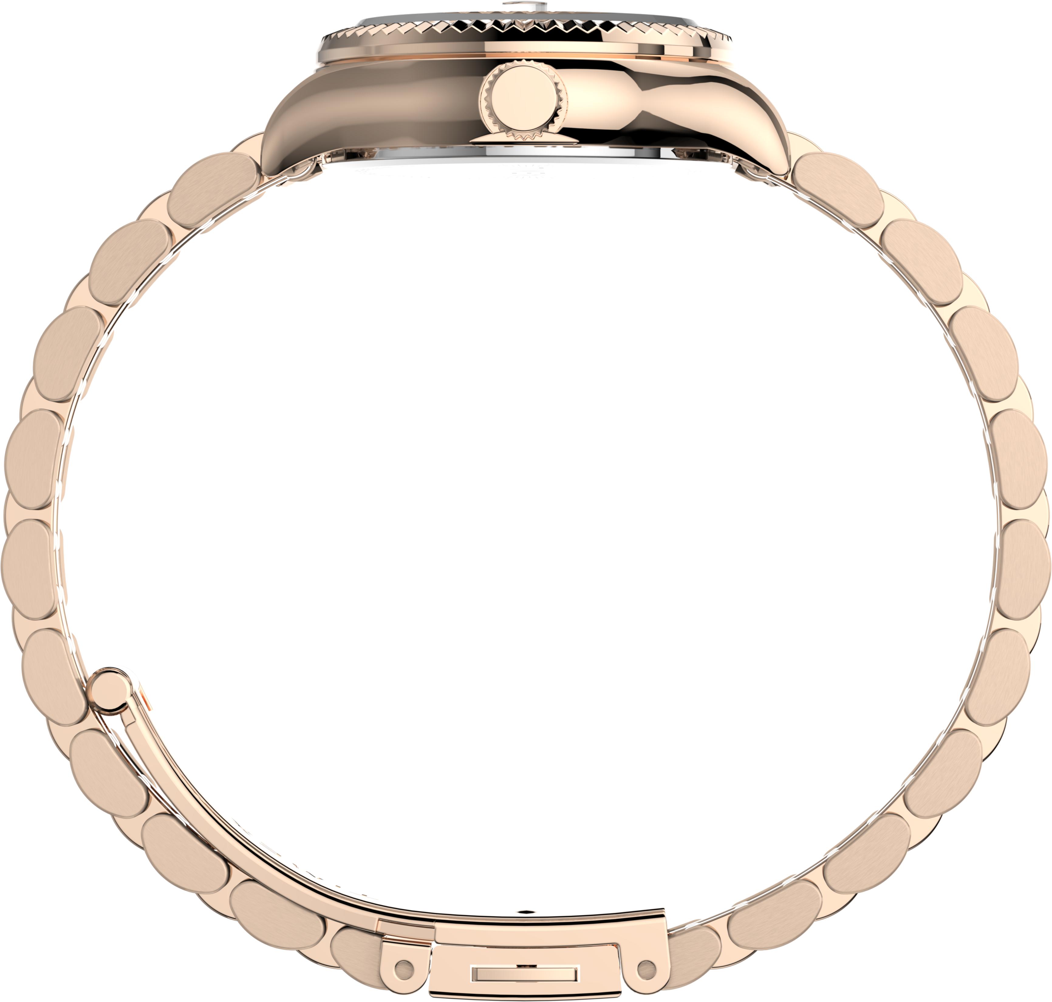 zegarek Timex TW2T86500 różowe złoto Originals - miniatura 6