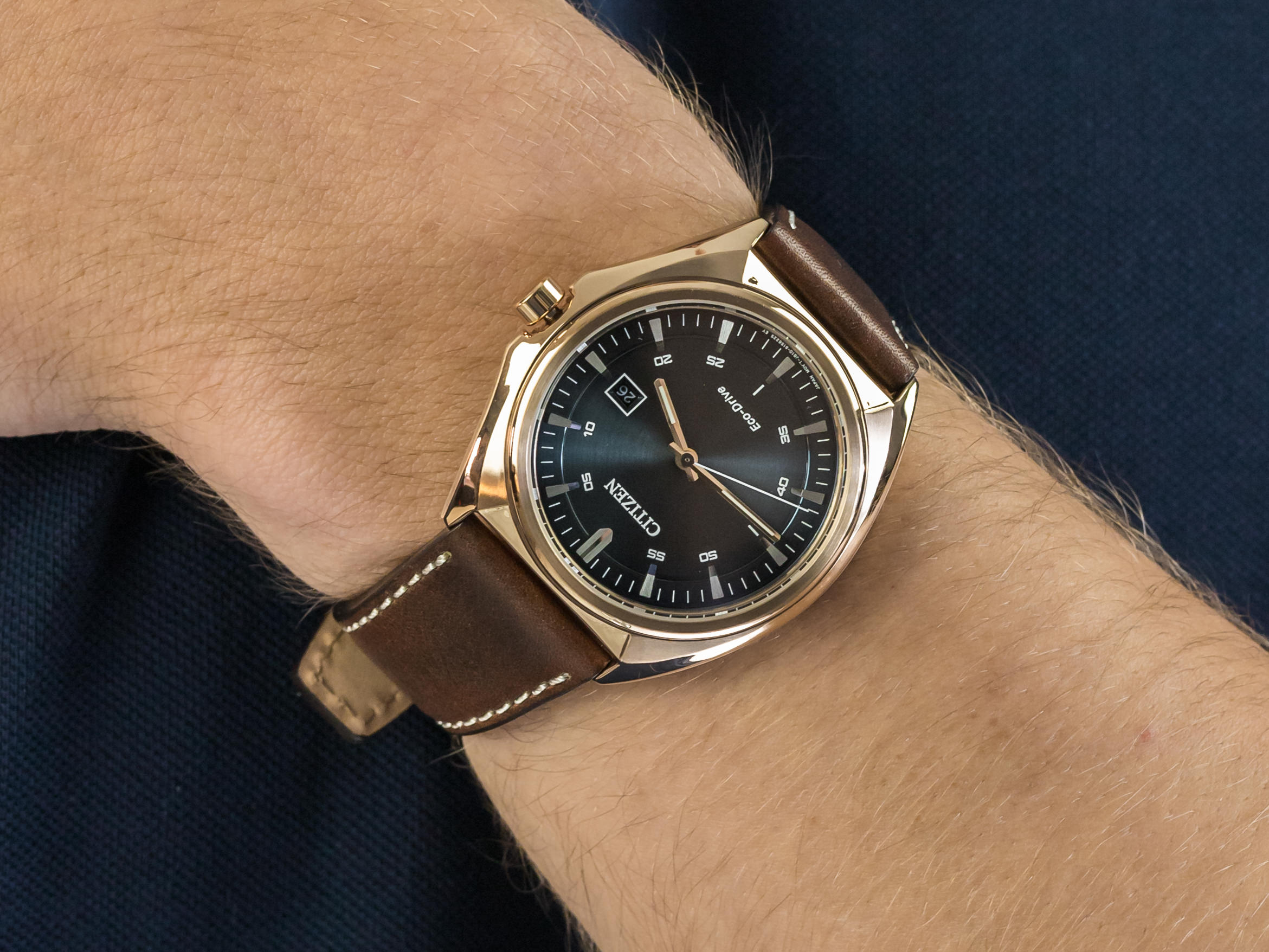 zegarek Citizen AW1573-11L różowe złoto Ecodrive - miniatura 4