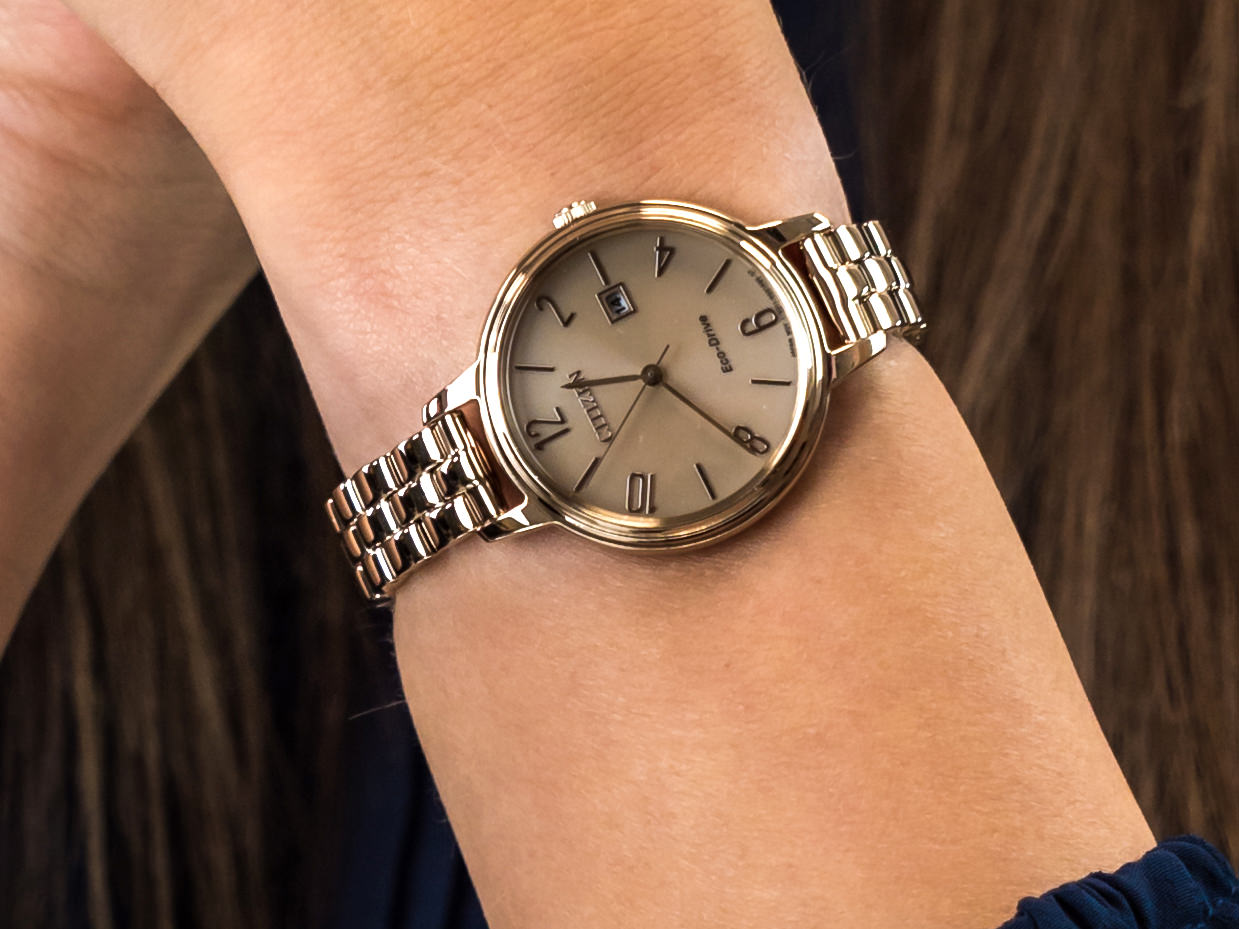 zegarek Citizen EW2443-80X różowe złoto Elegance - miniatura 4