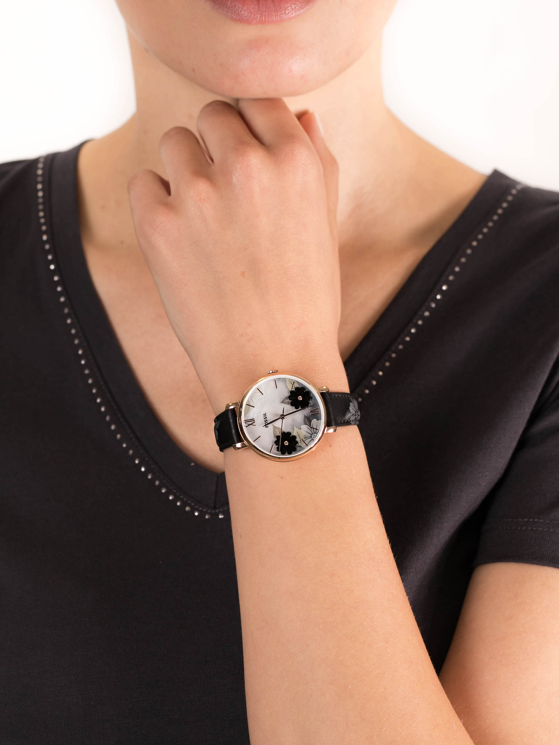 Fossil ES4535 damski zegarek Jacqueline pasek - miniatura 3