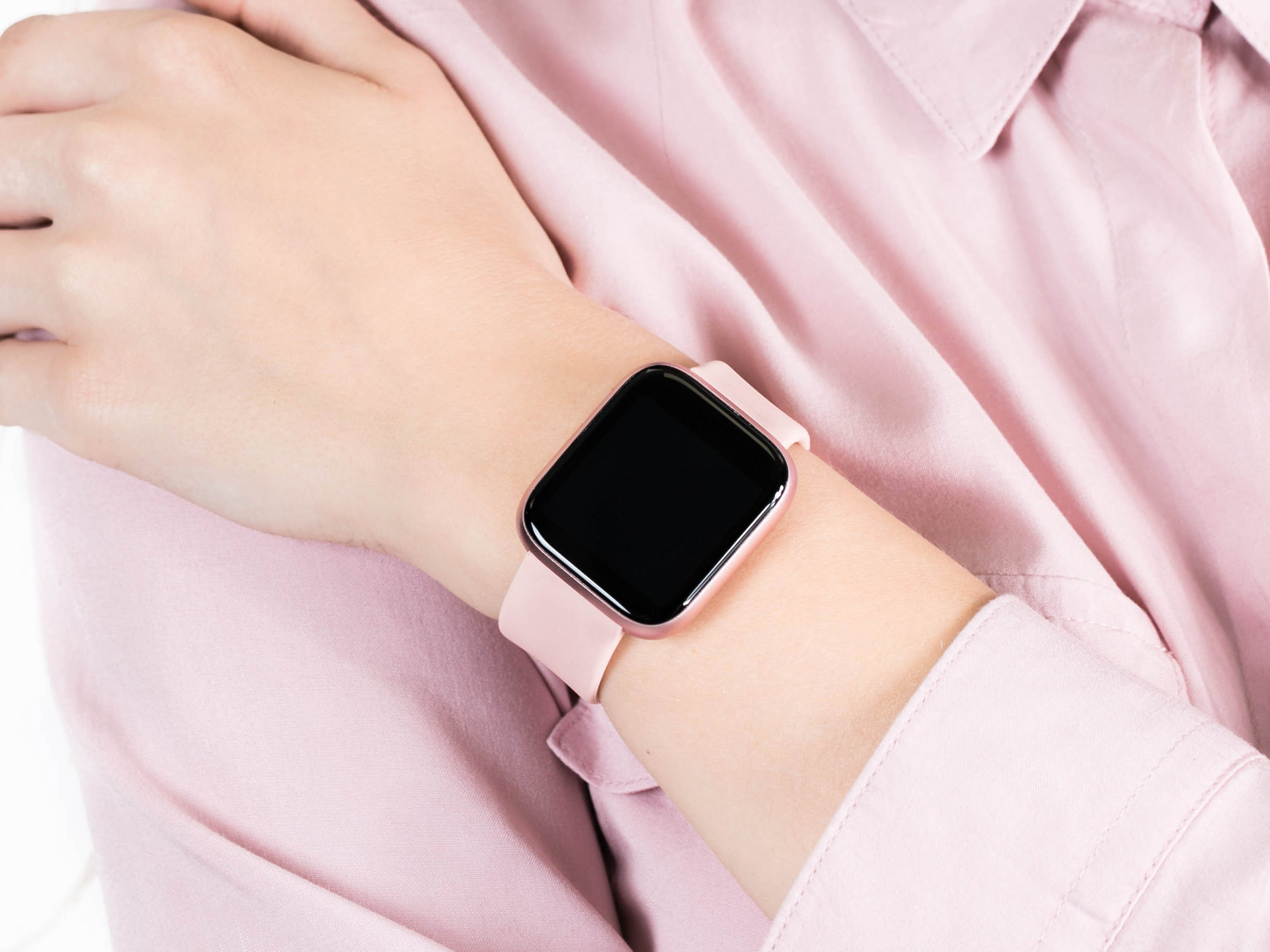 Garett 5903246287110 Smartwatch Garett Women Eva RT różowy zegarek sportowy Damskie