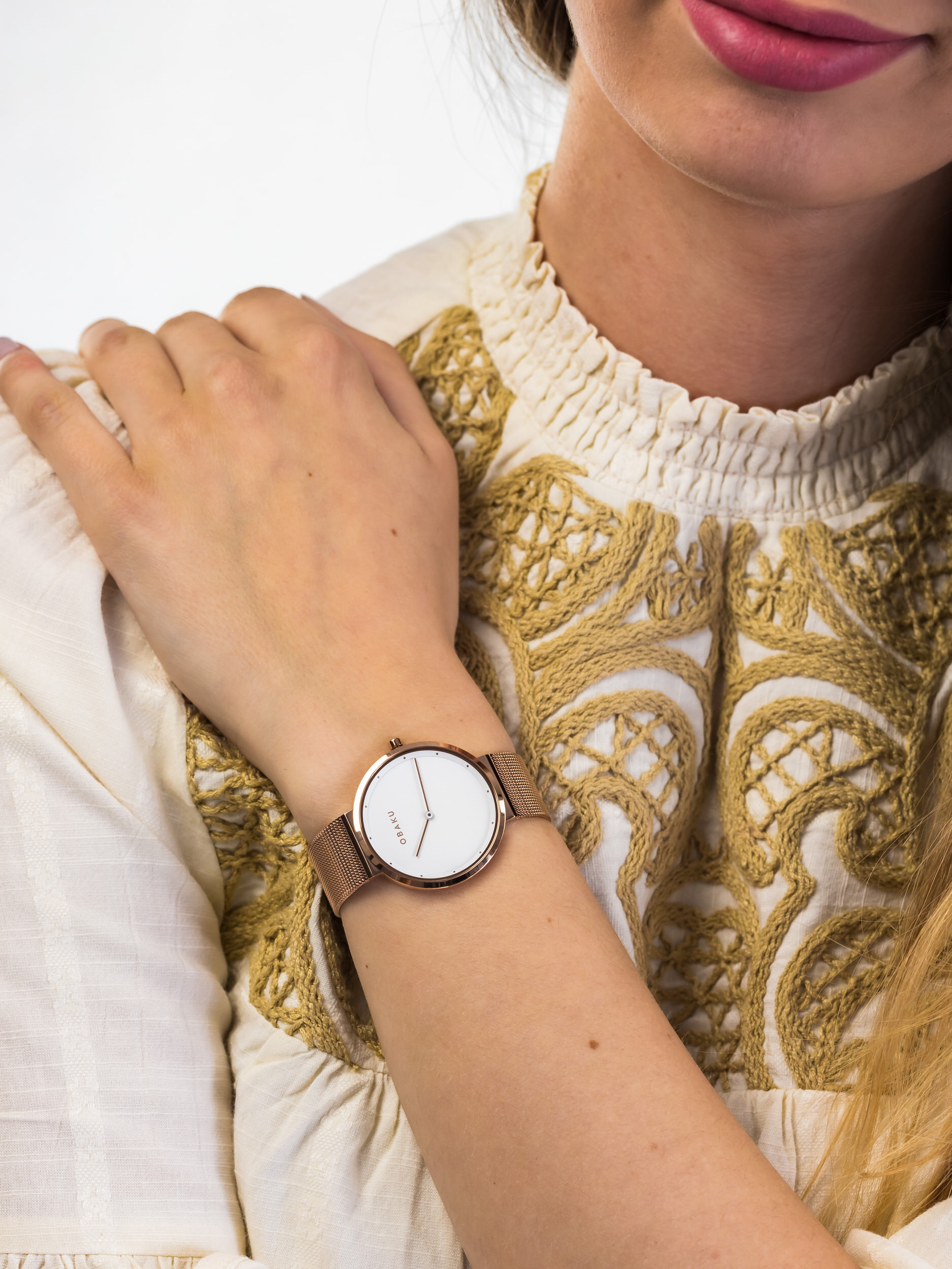 Obaku Denmark V230LXVWMV damski zegarek Slim bransoleta - miniatura 3