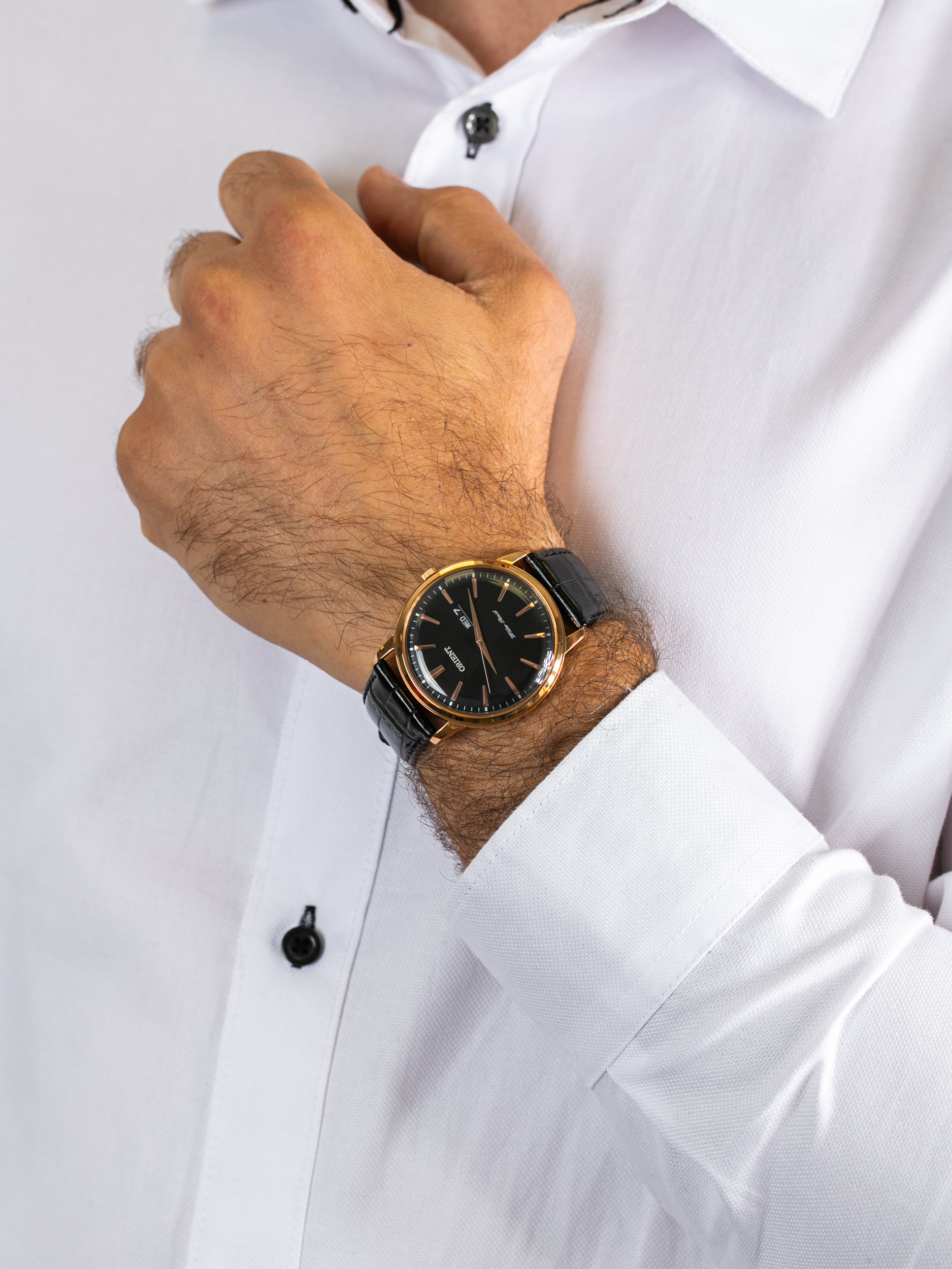 Orient FUG1R004B6 męski zegarek Classic pasek - miniatura 3